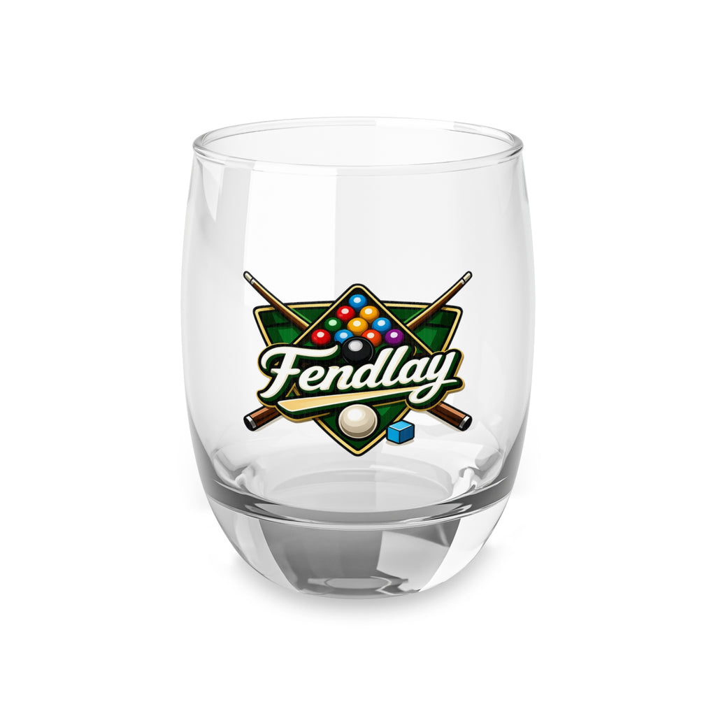 Pool Table Billiards Logo Whiskey Glass | Cue, Balls, Rack