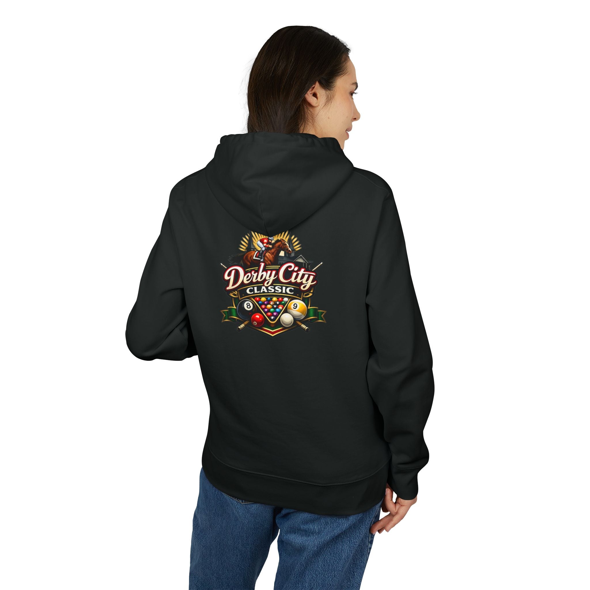Derby City Classic Hoodie — Retro Logo Pullover for Basketball Fans