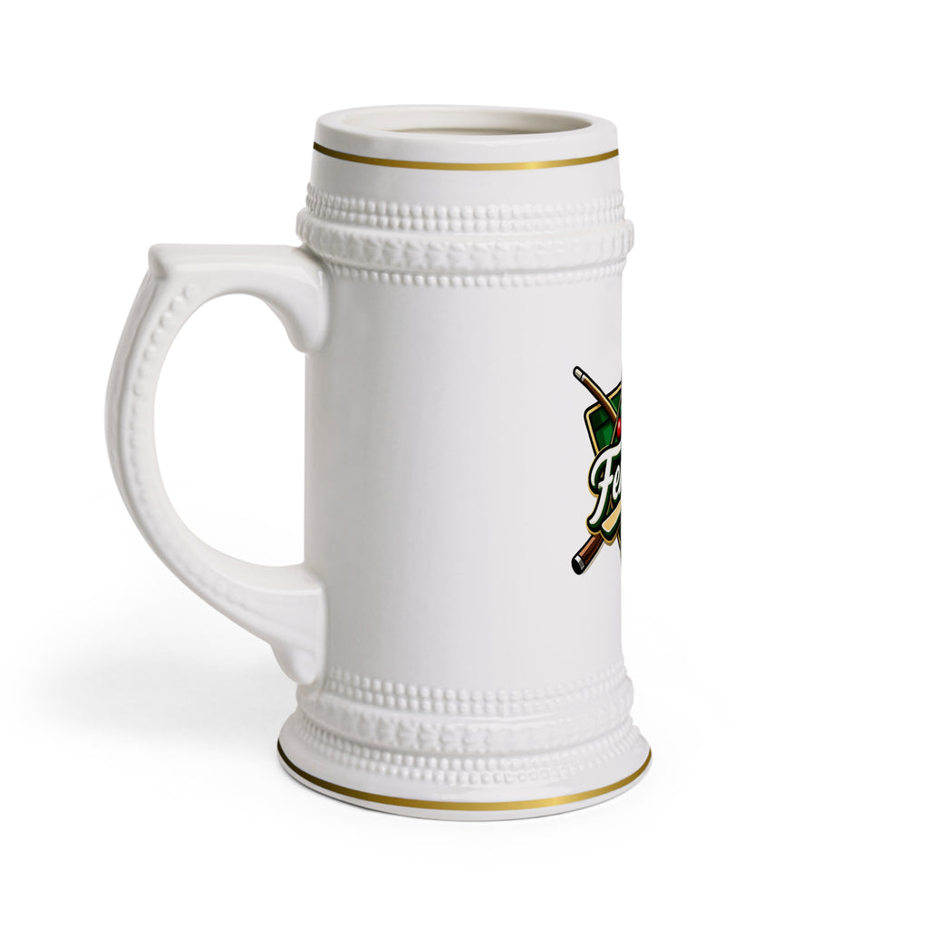 Fendlay Billiards Logo Stein Mug | Pool Cues, Billiard Balls