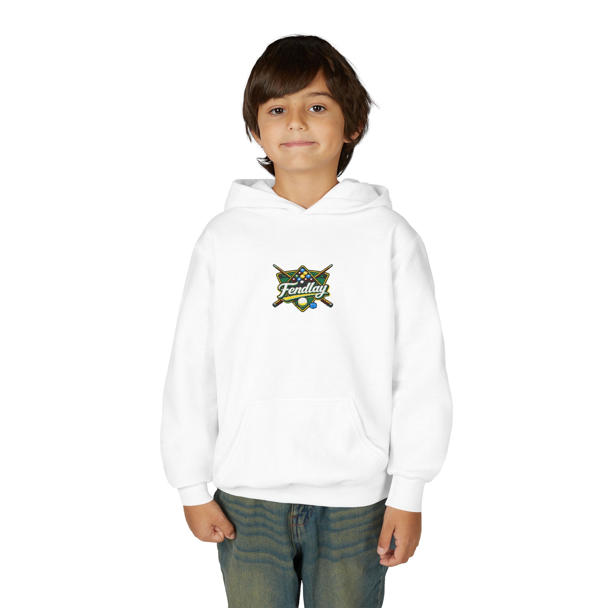 Fendlay Logo Youth Hoodie | Sports Team Emblem