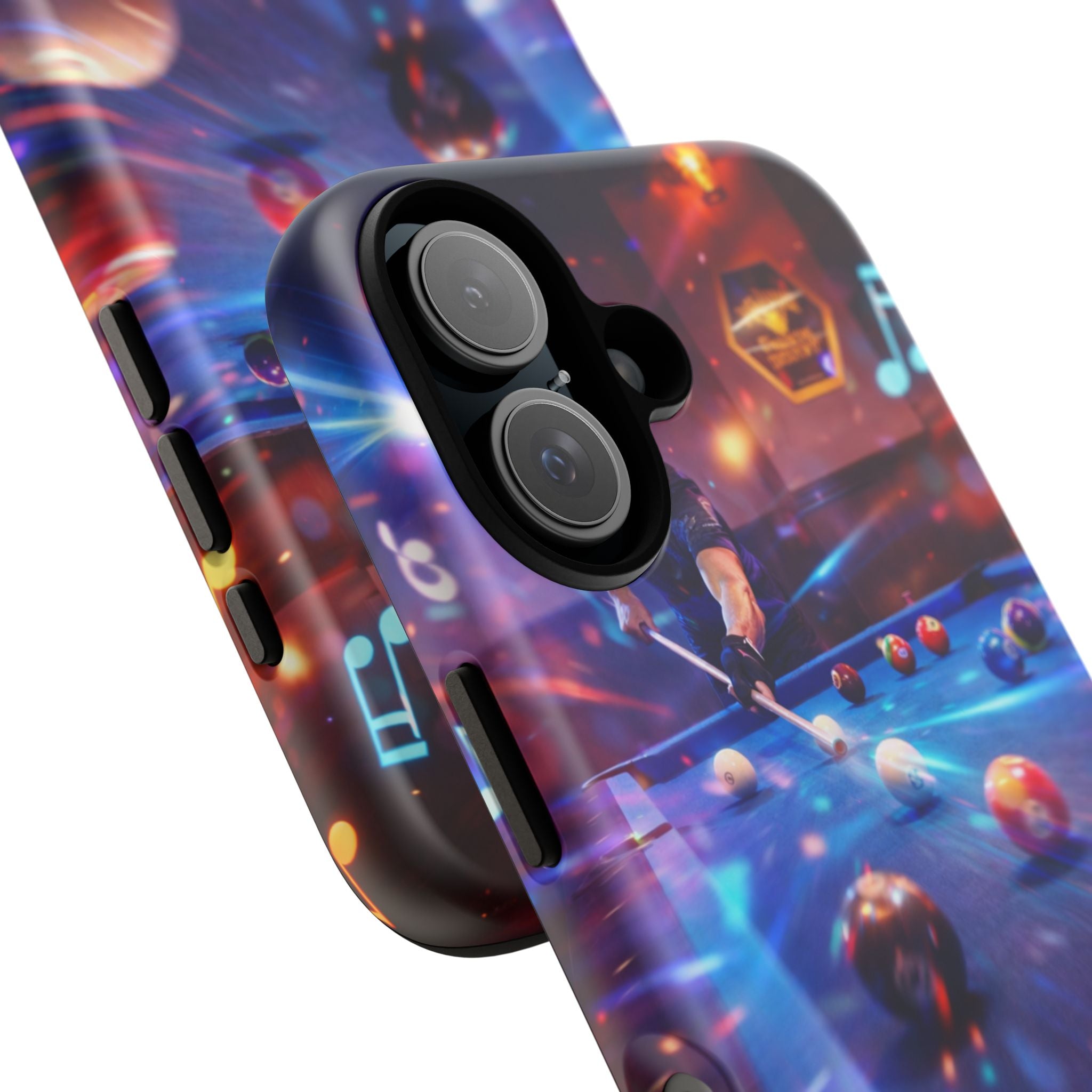 Custom Pool Billiards Phone Case | Cue Ball Arcade Design