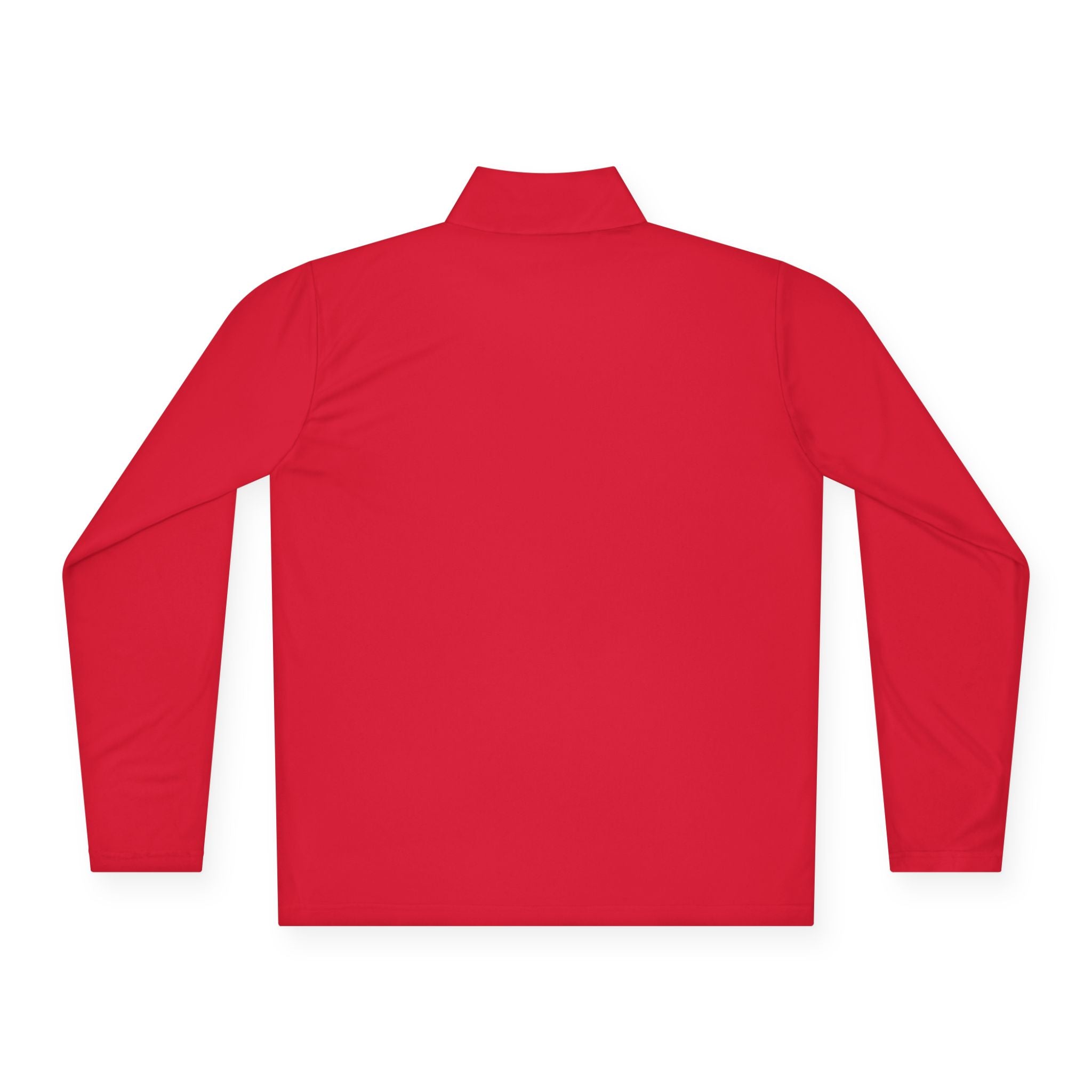 Wave Heart Logo Quarter-Zip Pullover | Minimal Script Chest Print