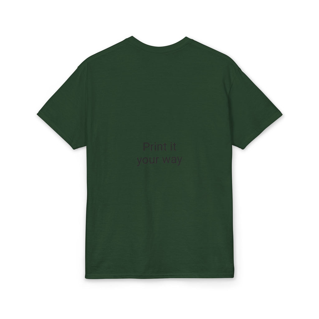 American Flag 'T' Freedom T-Shirt | Bed Wine & Blue Back Design