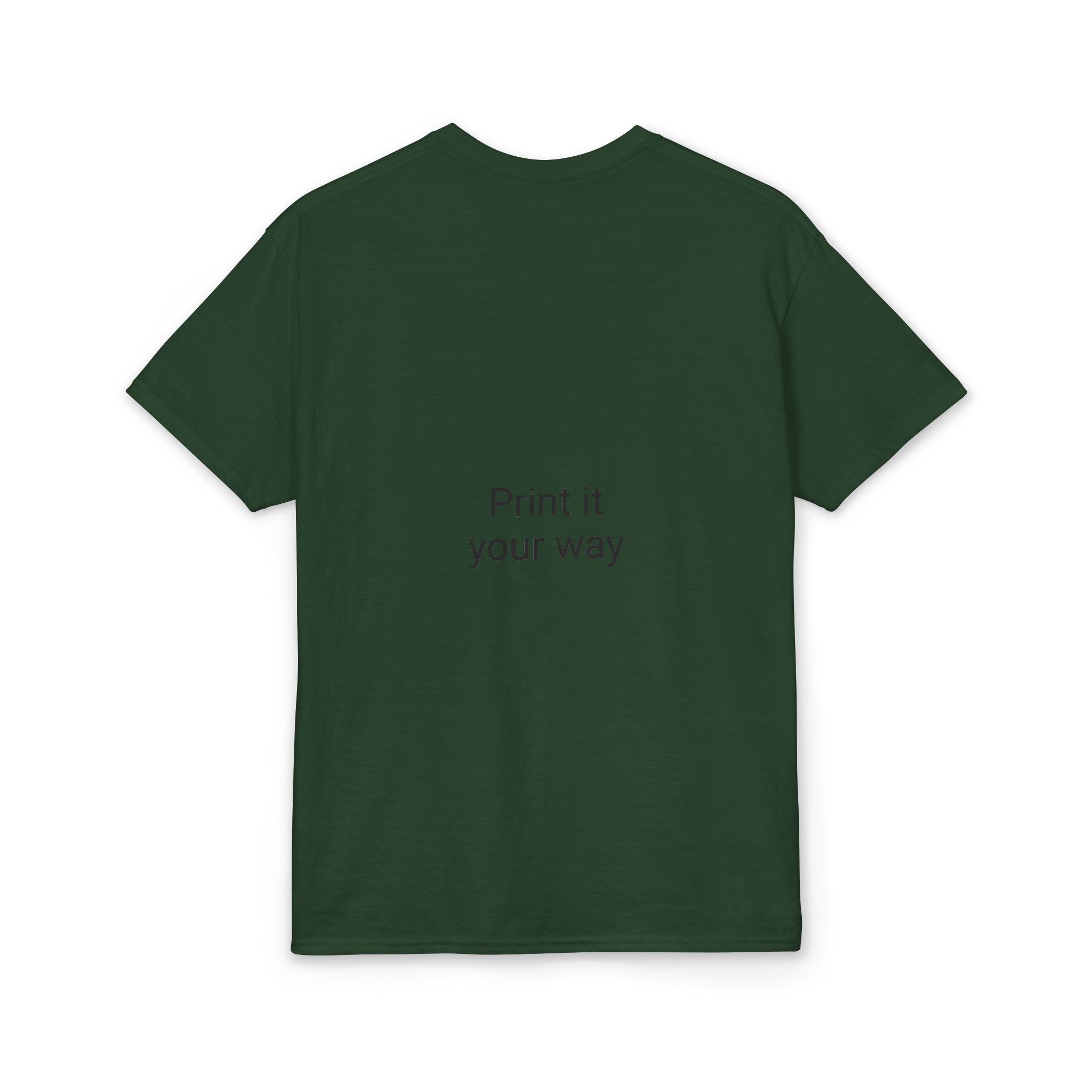 American Flag 'T' Freedom T-Shirt | Bed Wine & Blue Back Design