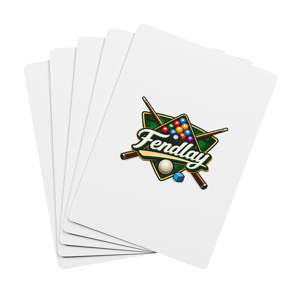 Fendlay Billiards Logo Poker Playing Cards | Custom Casino Deck