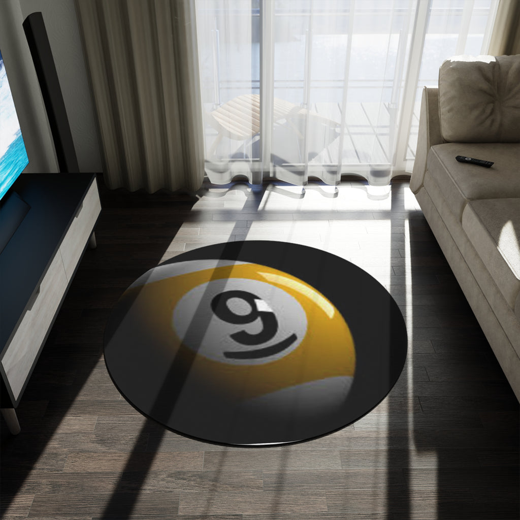 9 Ball Round Rug
