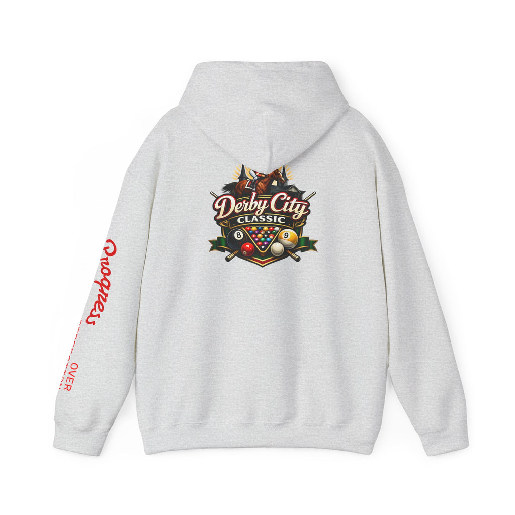 Fendlay Derby City Classic Custom Logo Pool Logo Hoodie | Pool Player Photo Embroidery