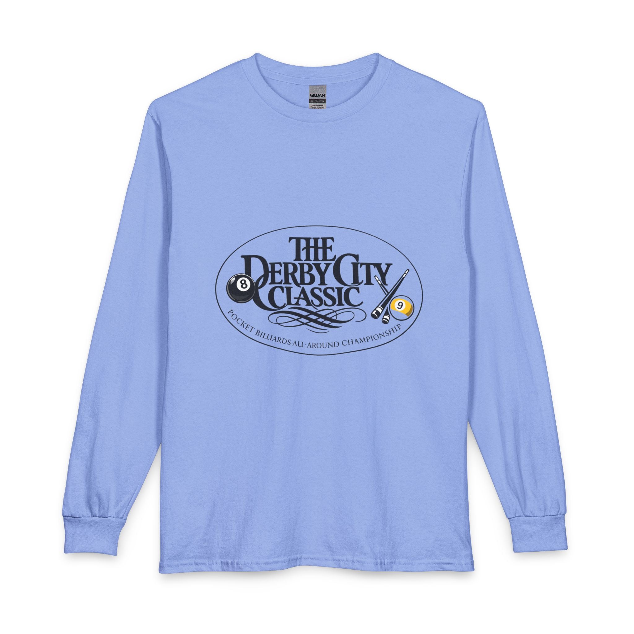 Derby City Classic logo Long Sleeve Shirt | Bowling 8-Ball Cue Tournament