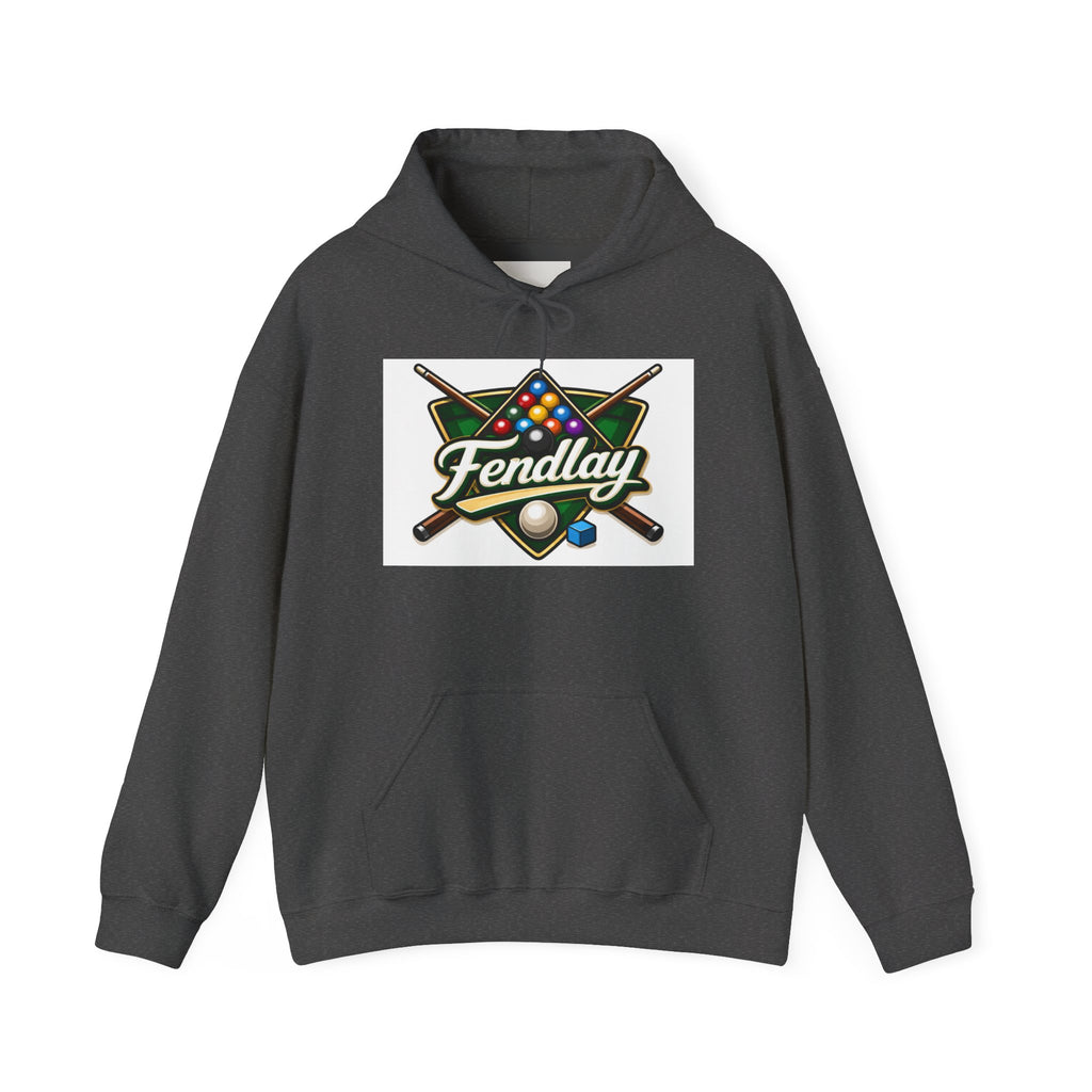 Billiards Logo Fendlay Hoodie | Pool Cue & Rack Sweatshirt