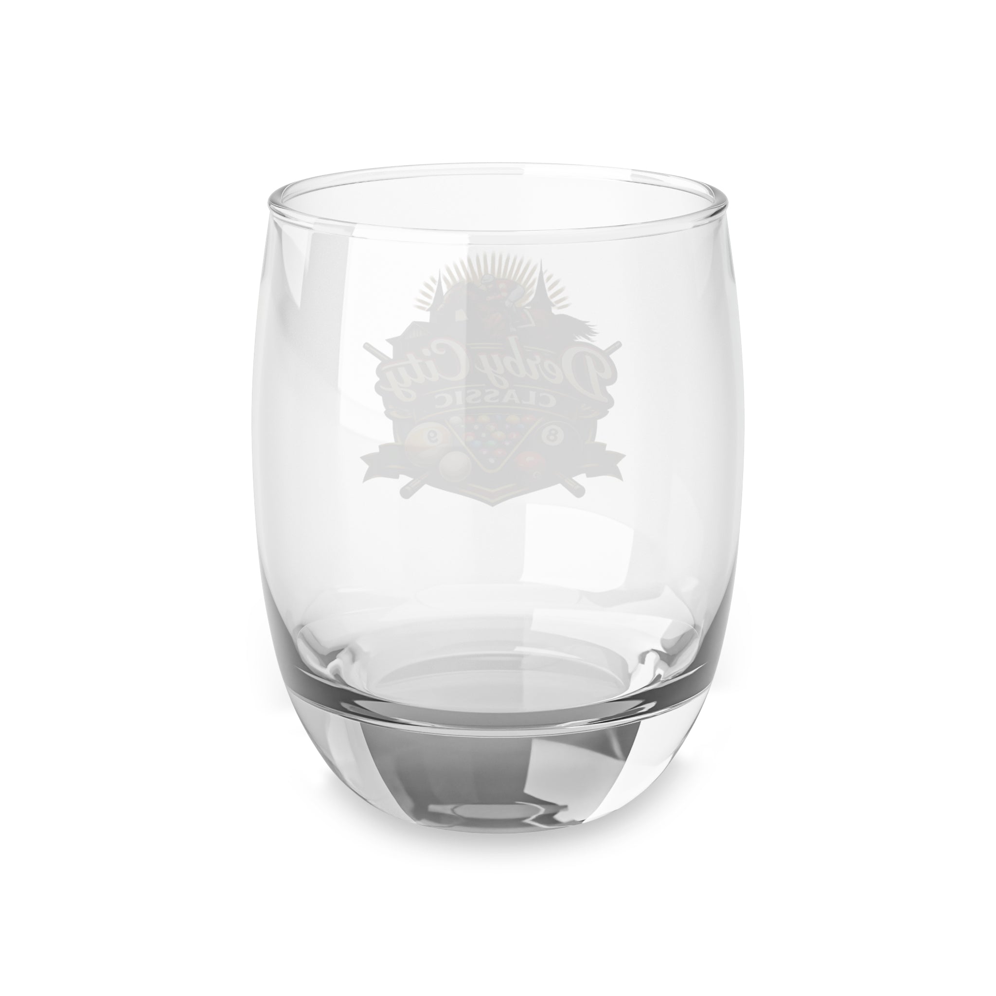 Copy of Pool Table Billiards Logo Whiskey Glass | Cue, Balls, Rack