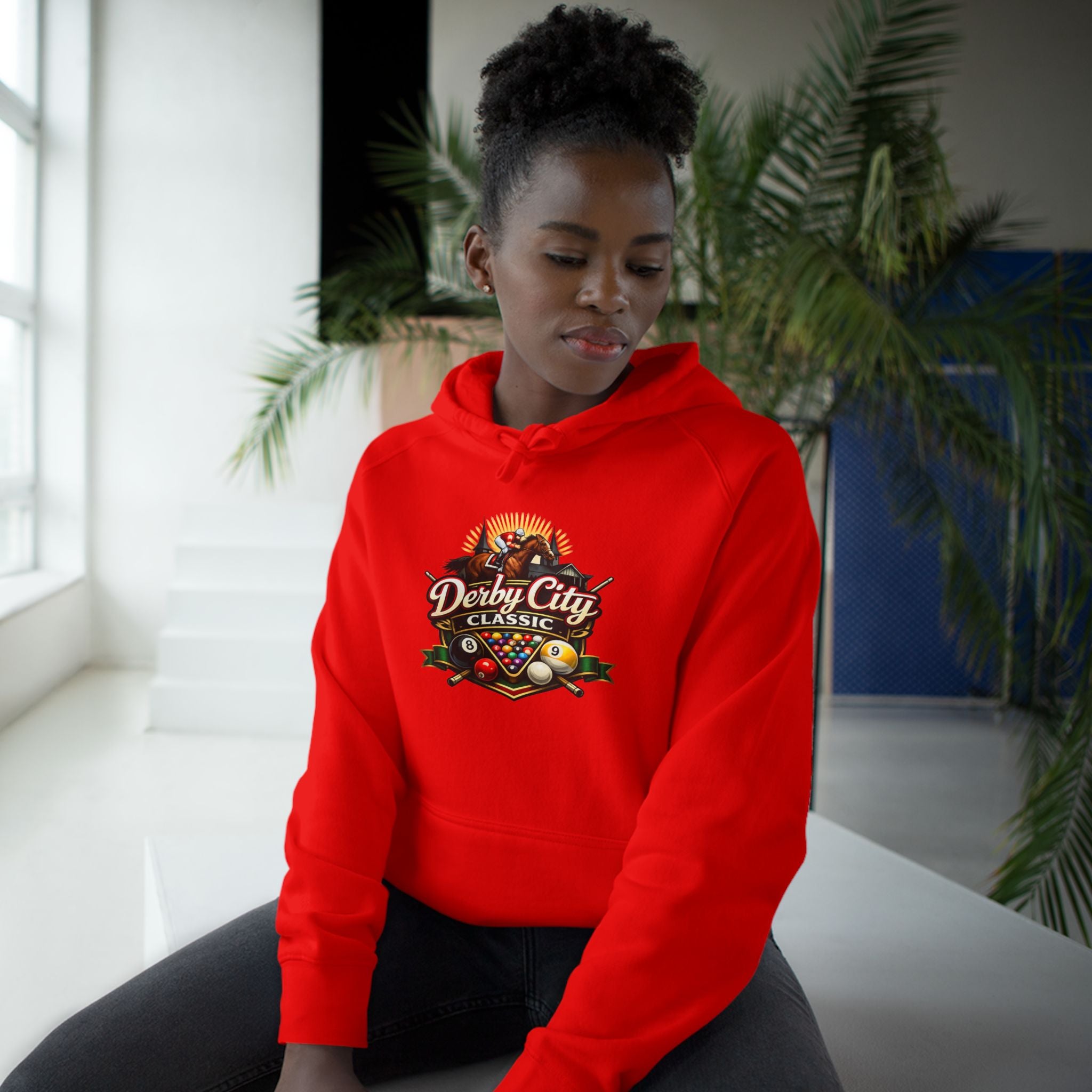 Derby City Classic Hoodie — Retro Horseshoe Horse Racing Logo