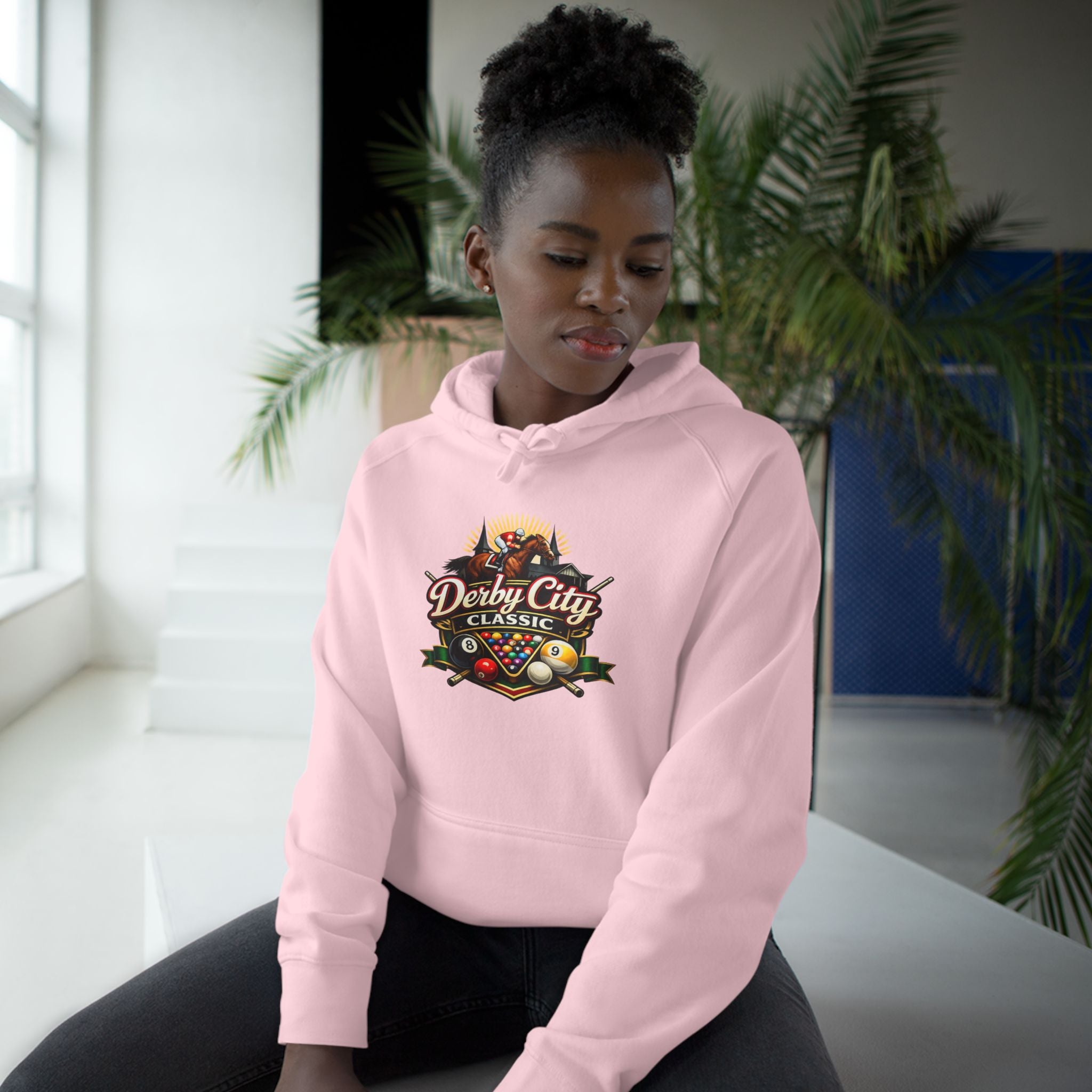 Derby City Classic Hoodie — Retro Horseshoe Horse Racing Logo