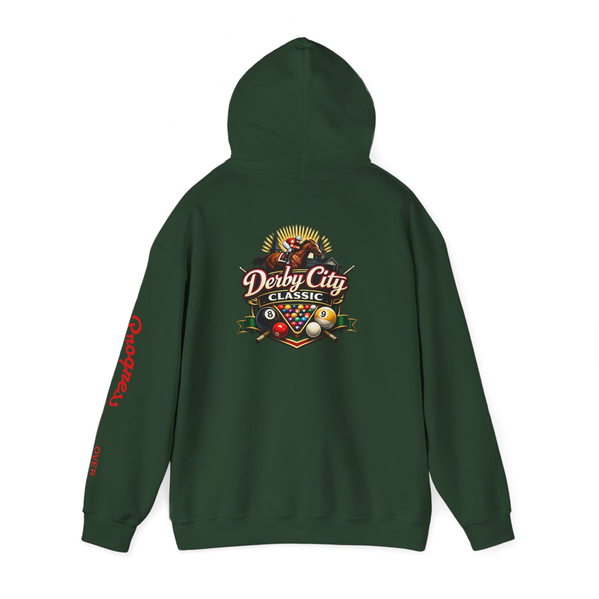Fendlay Derby City Classic Custom Logo Pool Logo Hoodie | Pool Player Photo Embroidery