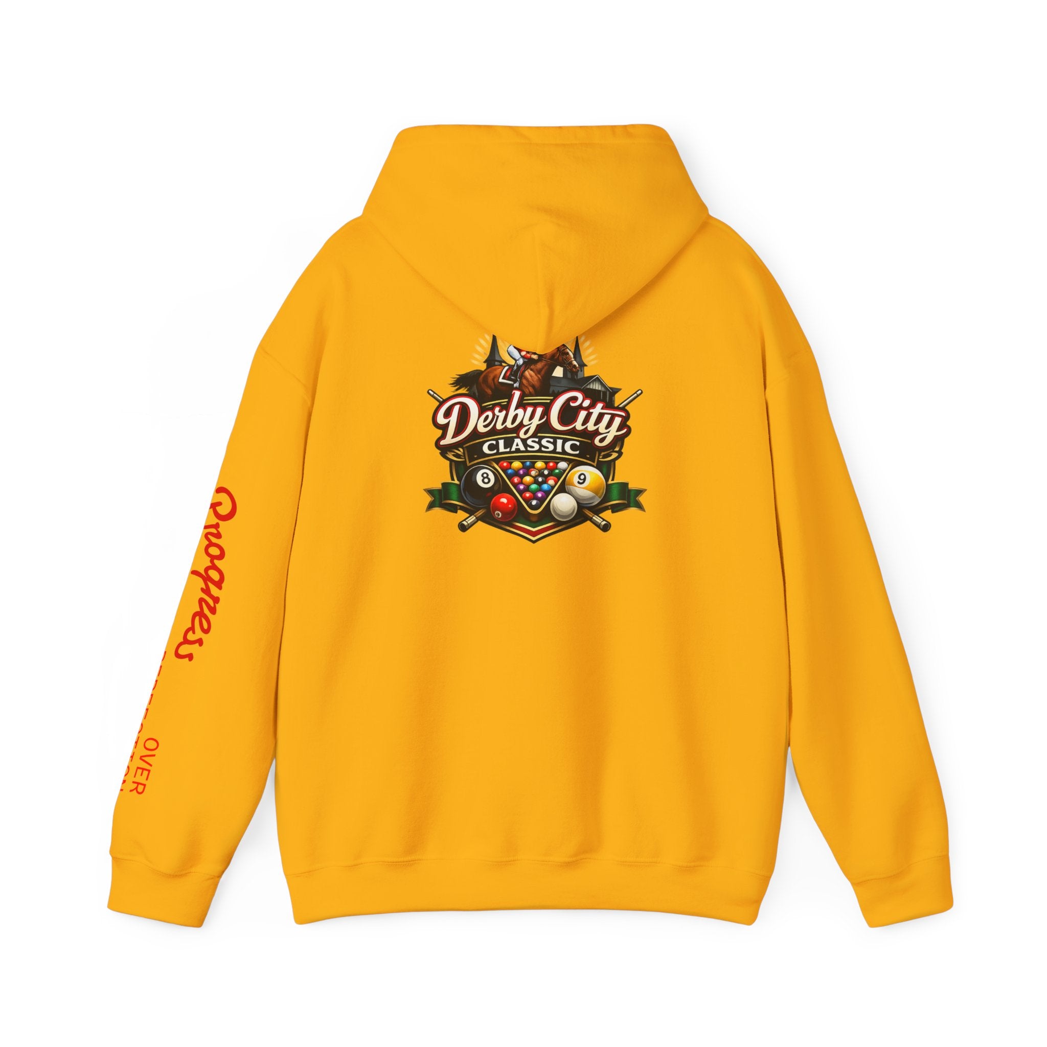 Fendlay Derby City Classic Custom Logo Pool Logo Hoodie | Pool Player Photo Embroidery