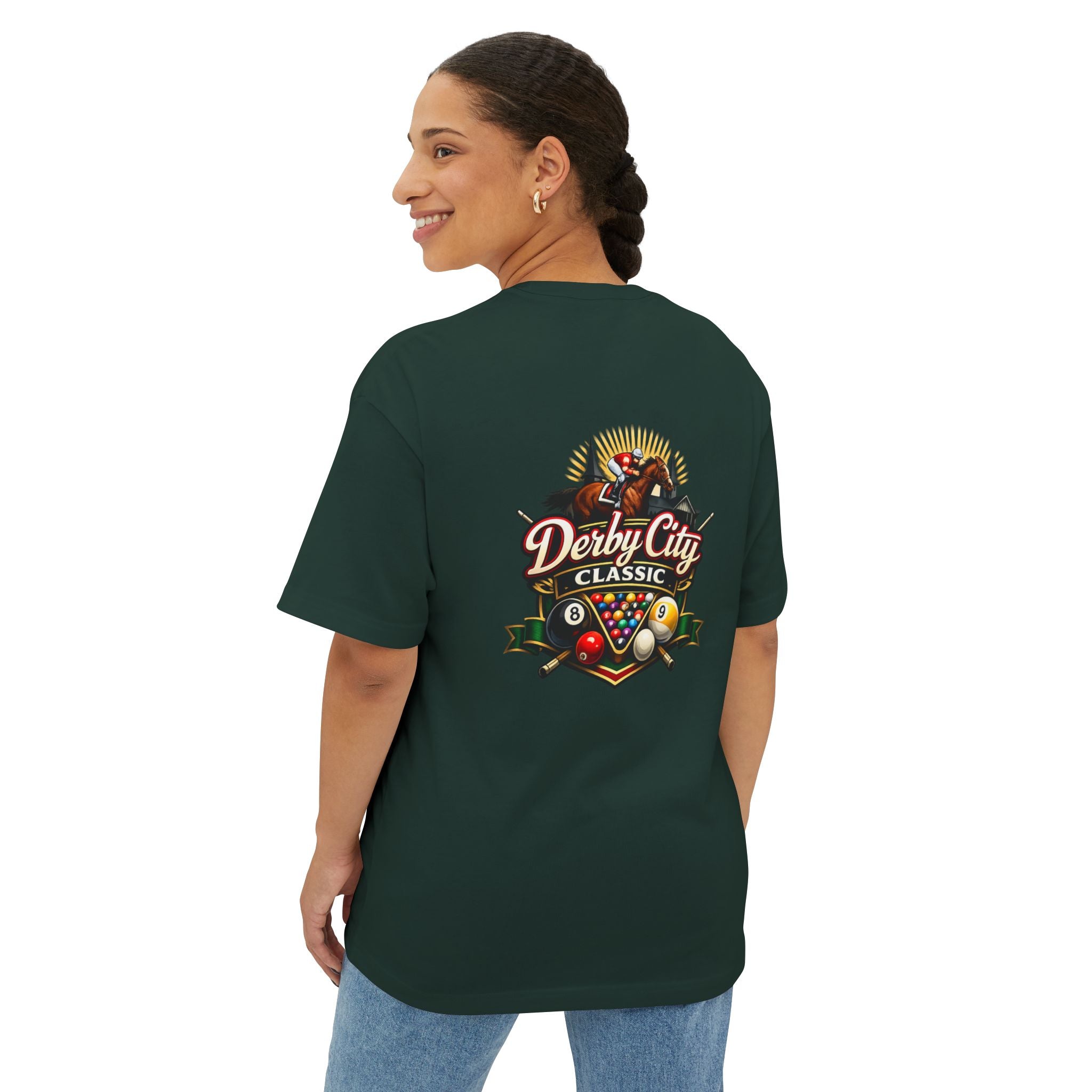 Pool Player Photo Tee | FENDLAY Back Graphic Tee