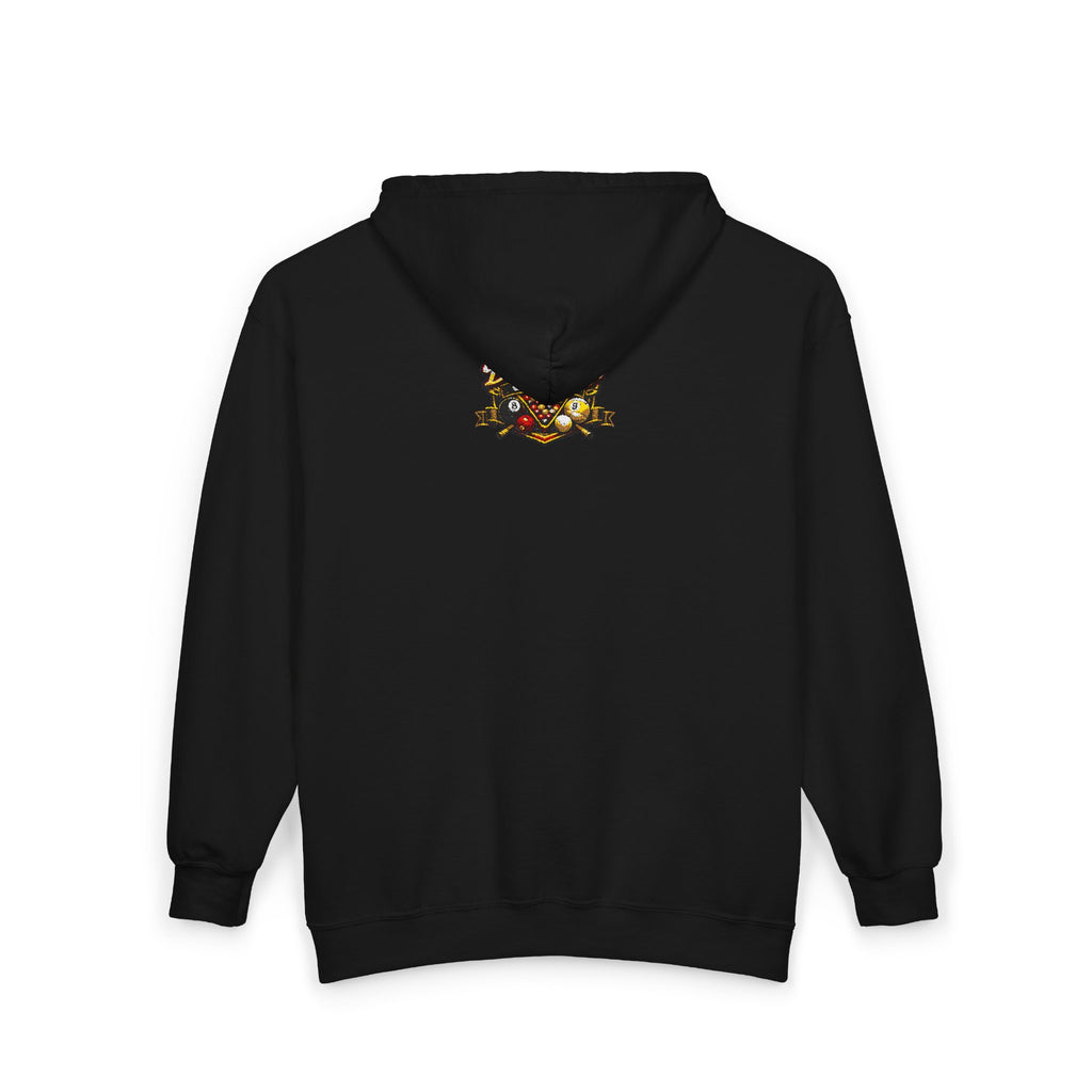 Fendlay/ Custom Derby logo Pool Player Hoodie | Full Zip Hooded Sweatshirt