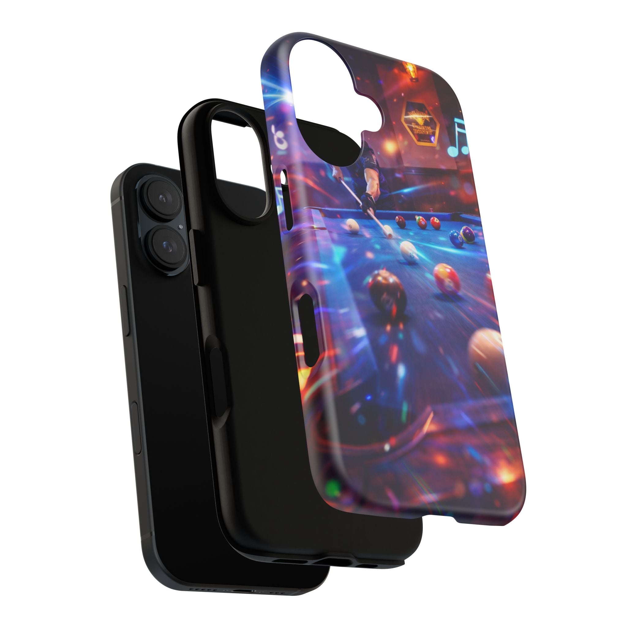 Custom Pool Billiards Phone Case | Cue Ball Arcade Design