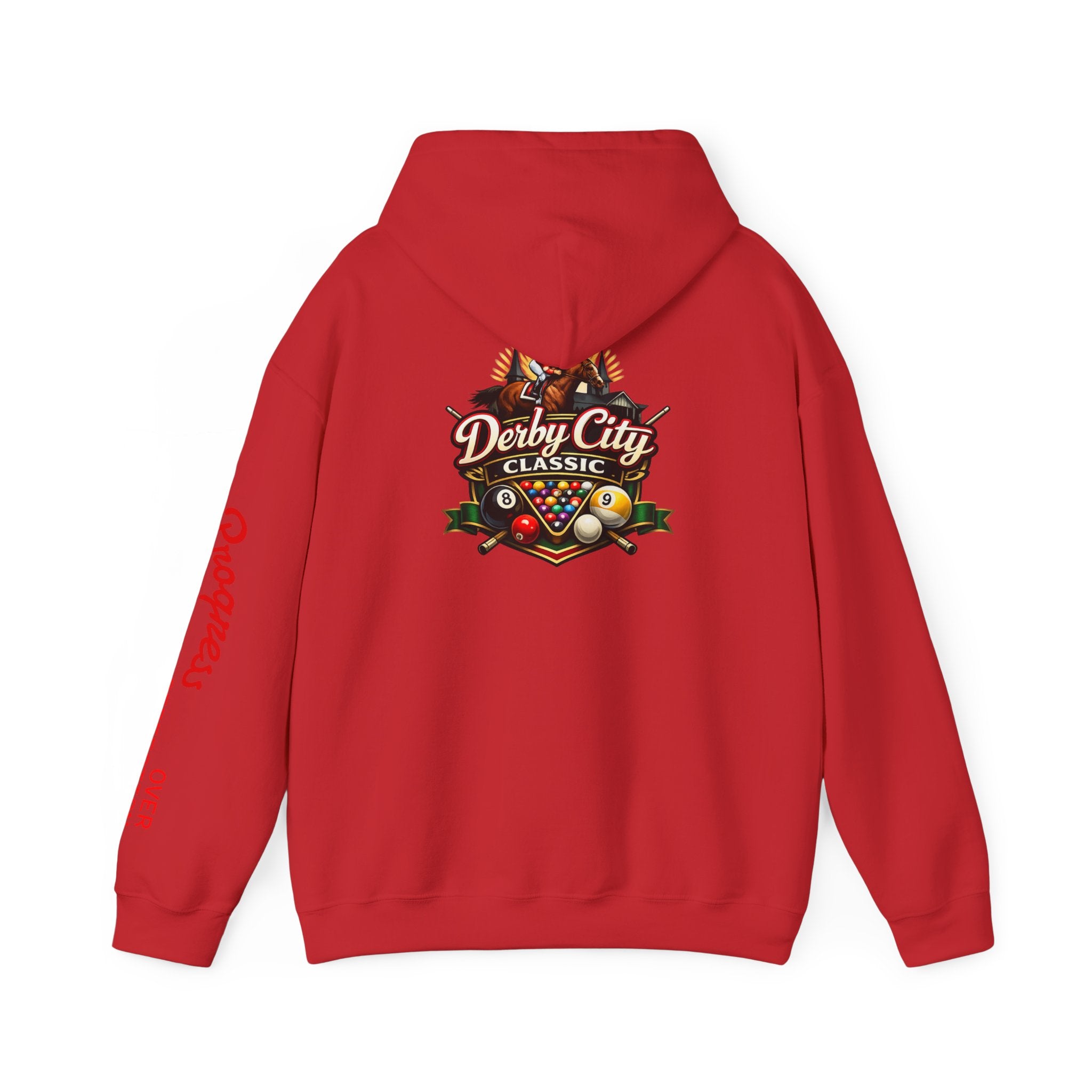 Fendlay Derby City Classic Custom Logo Pool Logo Hoodie | Pool Player Photo Embroidery