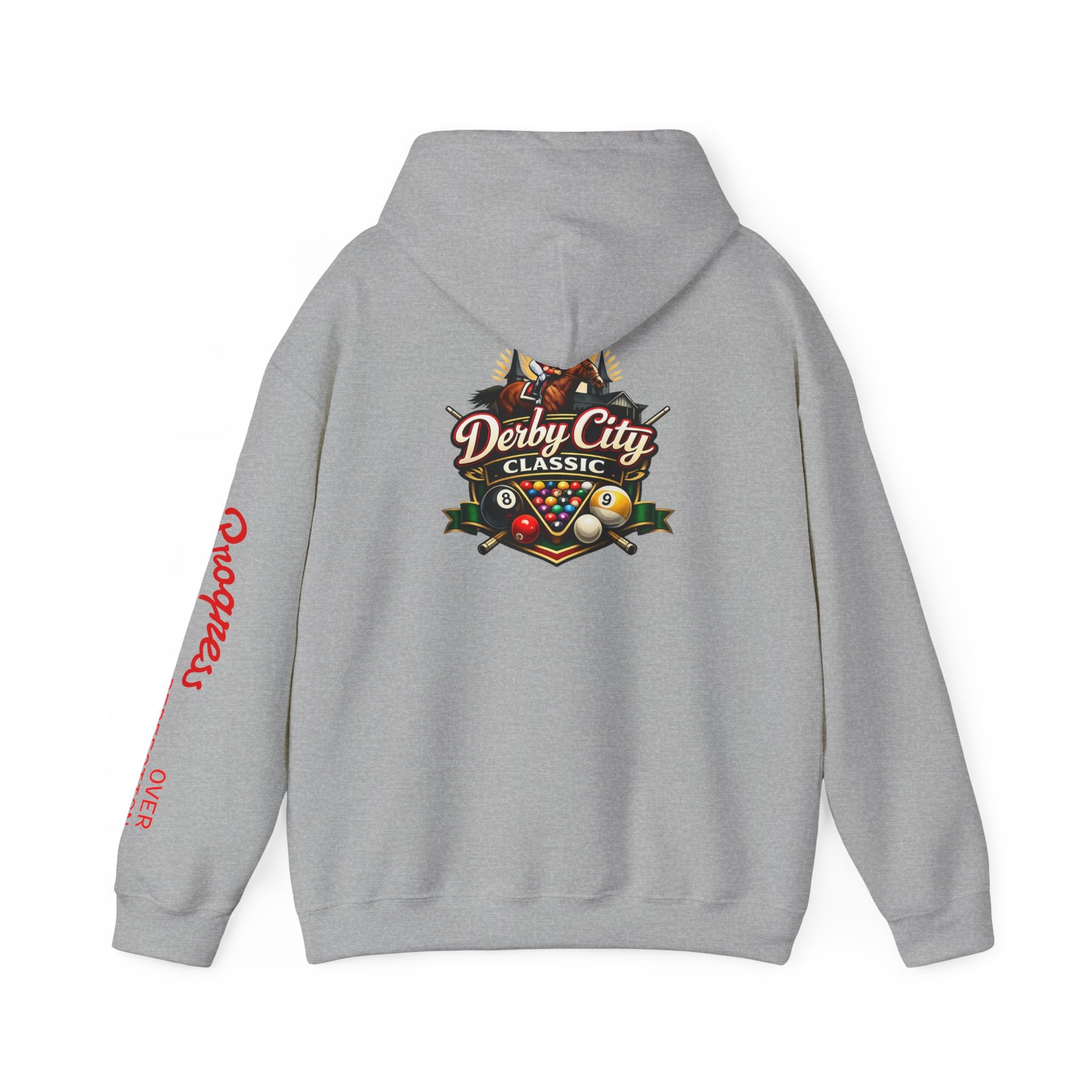 Fendlay Derby City Classic Custom Logo Pool Logo Hoodie | Pool Player Photo Embroidery