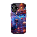 Neon Pool Billiards Phone Case | Cue Ball Arcade Design