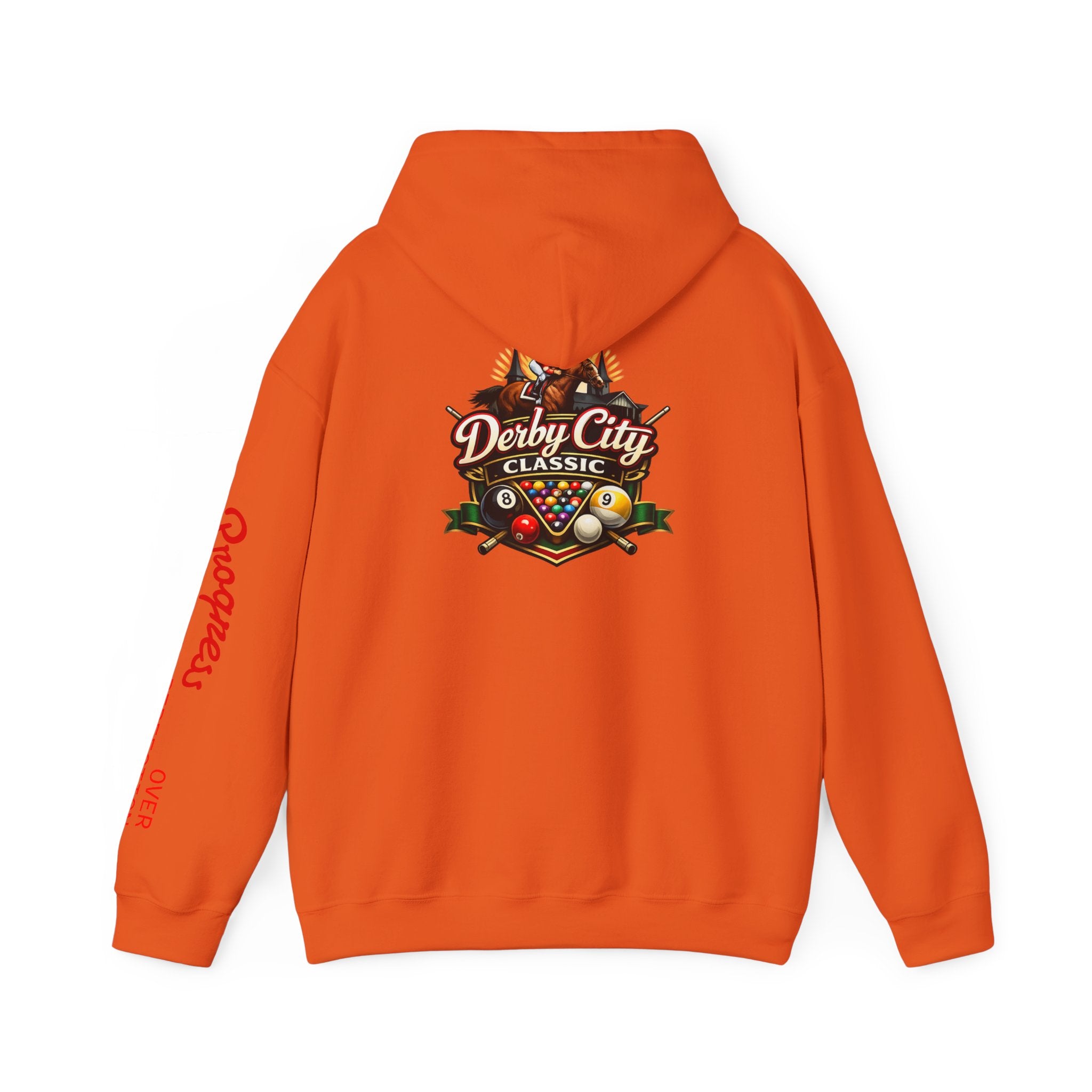 Fendlay Derby City Classic Custom Logo Pool Logo Hoodie | Pool Player Photo Embroidery