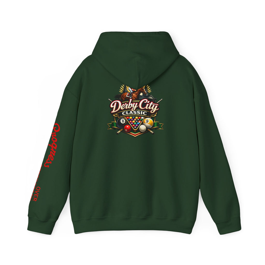 Fendlay Derby City Classic Custom Logo Pool Logo Hoodie | Pool Player Photo Embroidery