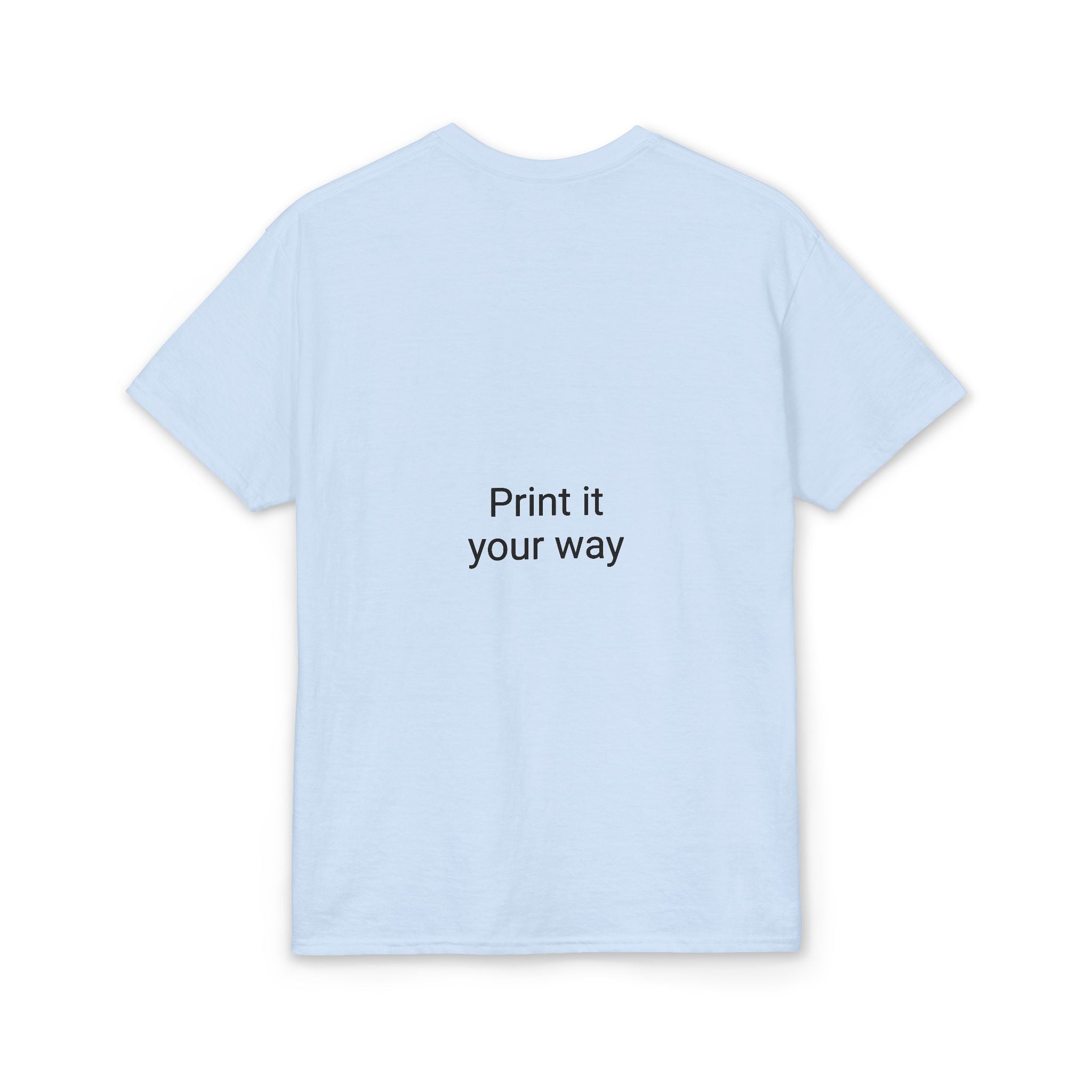 American Flag 'T' Freedom T-Shirt | Bed Wine & Blue Back Design