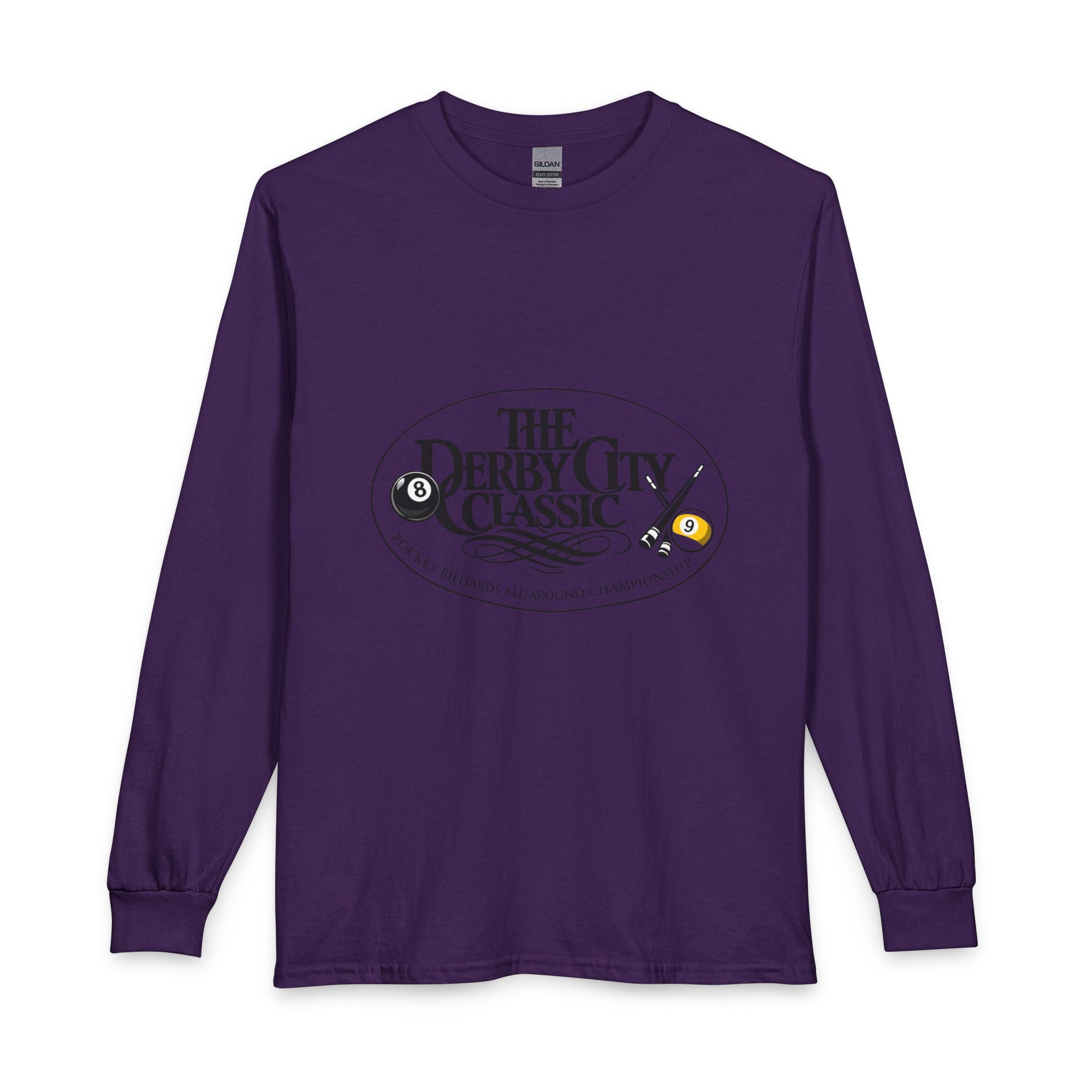 Derby City Classic logo Long Sleeve Shirt | Bowling 8-Ball Cue Tournament