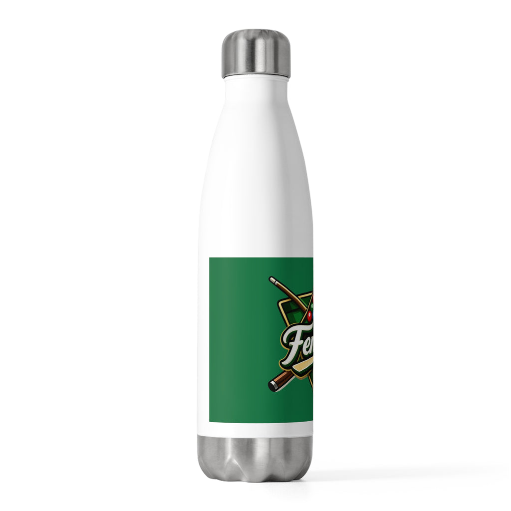 Billiards Rack Logo 20oz Insulated Bottle | Pool Cue, Billiard Balls Design