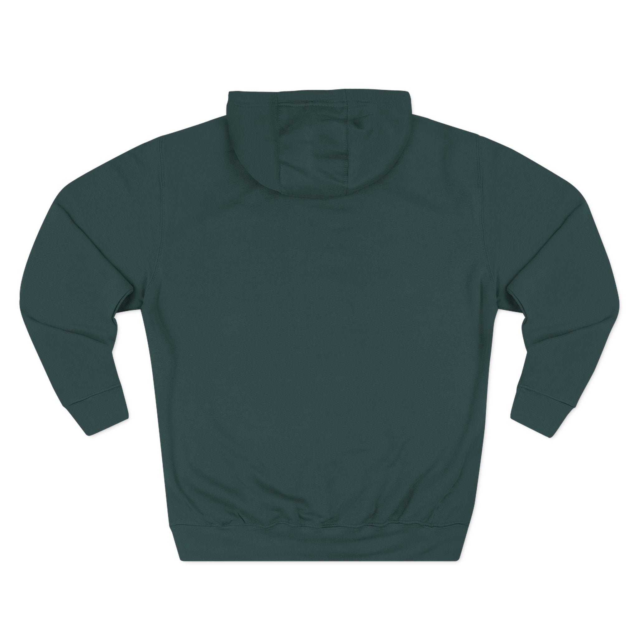 Fantasy Crest logo Hoodie | small chest emblem, crossed swords, green yellow