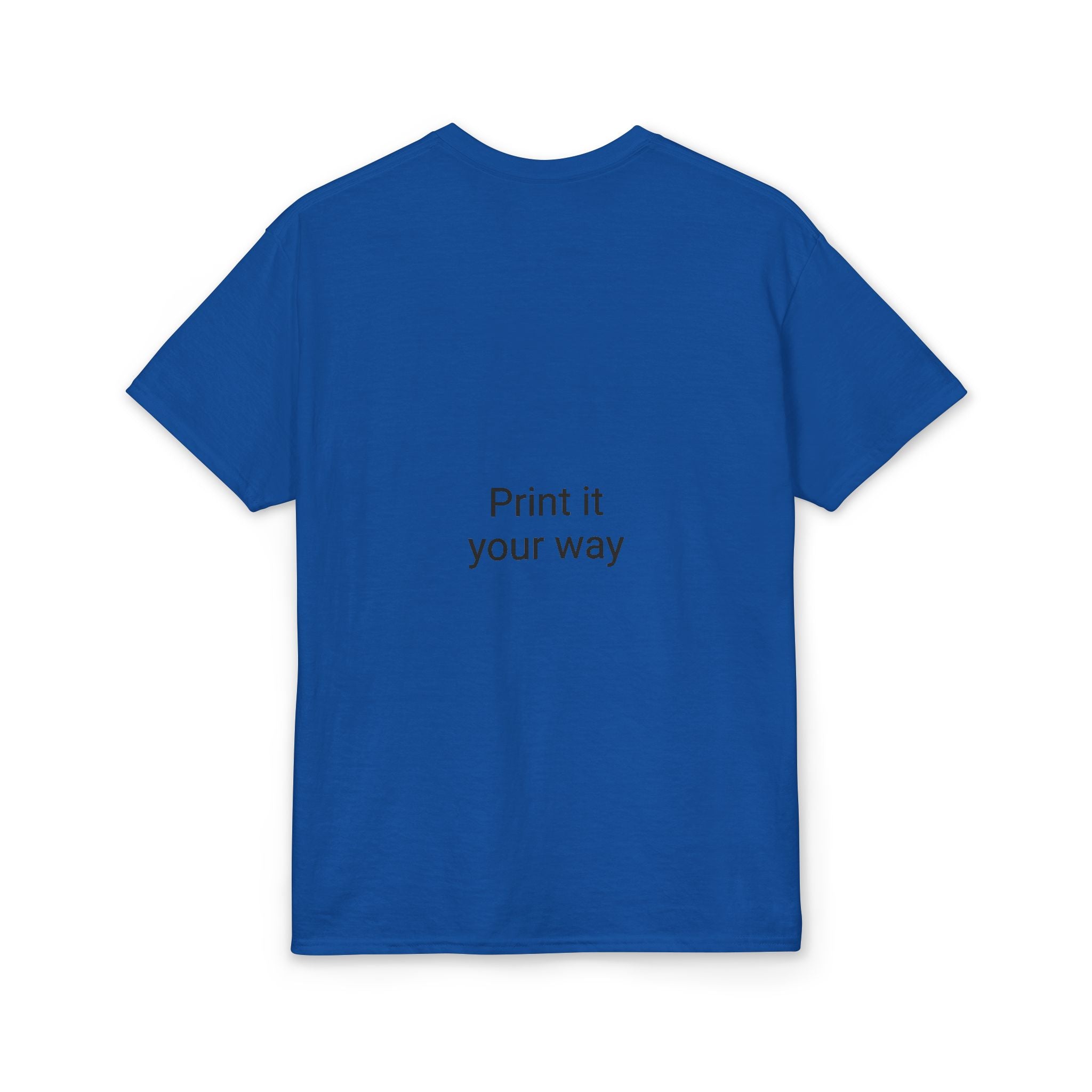 American Flag 'T' Freedom T-Shirt | Bed Wine & Blue Back Design