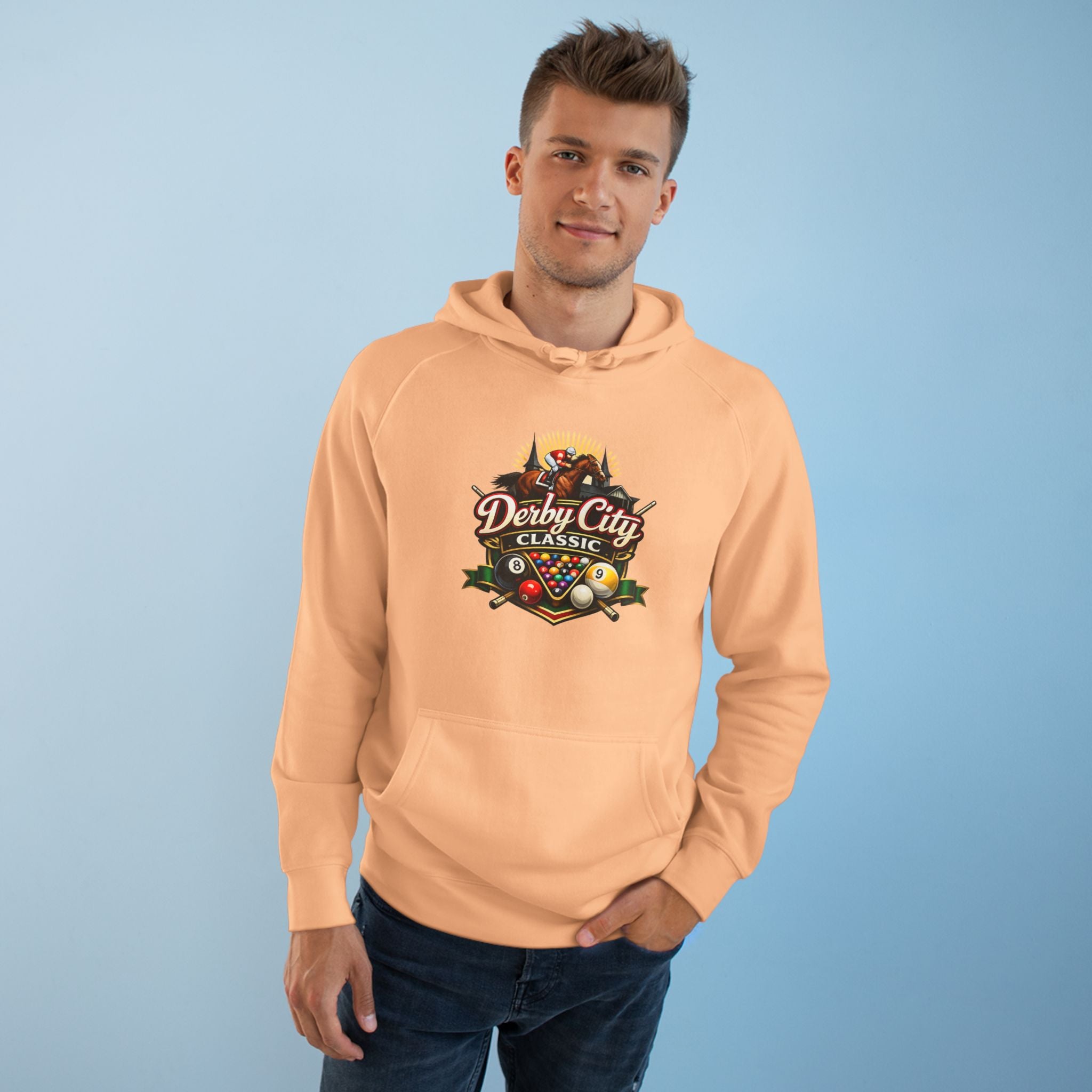 Derby City Classic Hoodie — Retro Horseshoe Horse Racing Logo