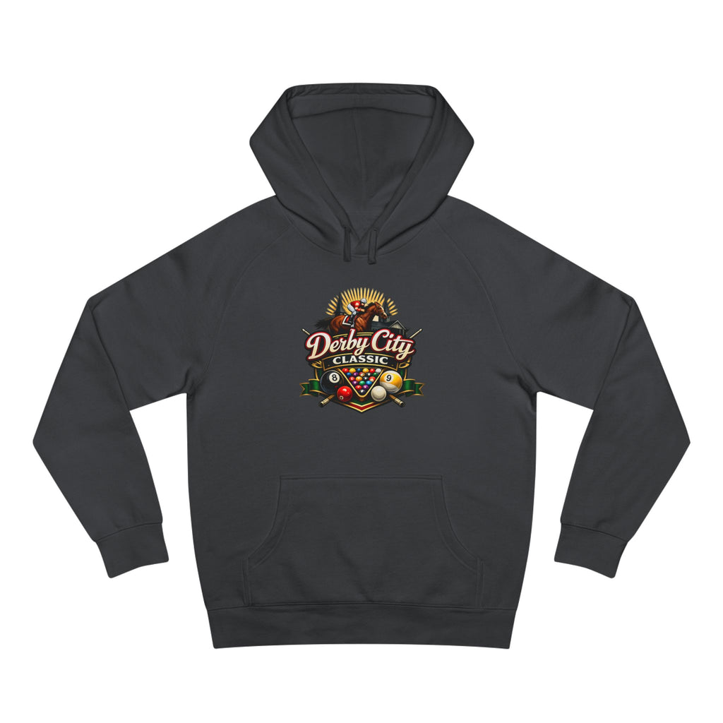 Derby City Classic Hoodie — Retro Horseshoe Horse Racing Logo
