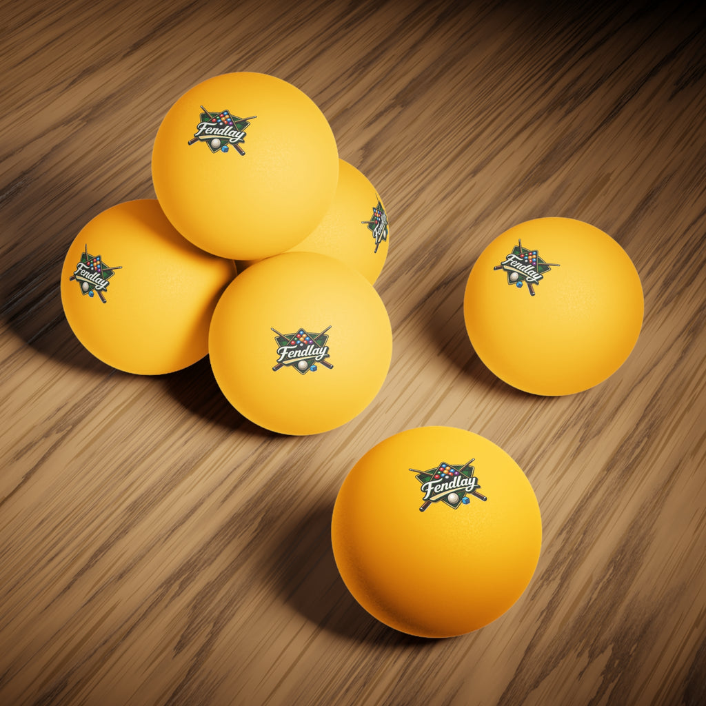 Fendlay Billiards Logo Ping Pong Balls