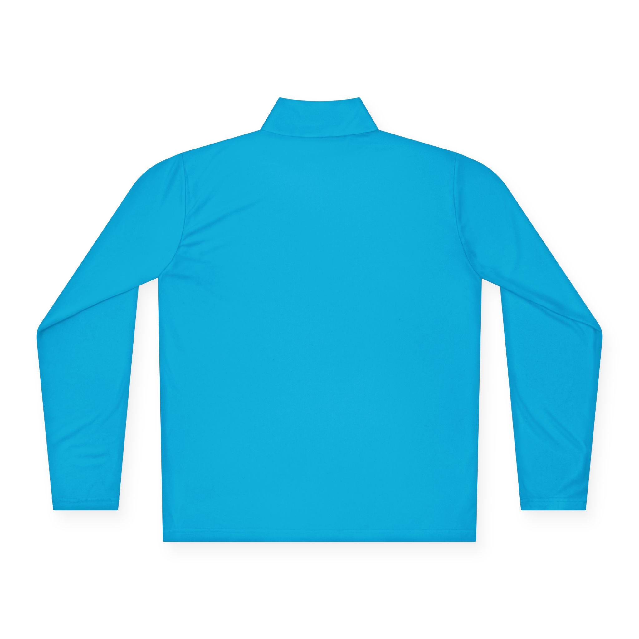 Wave Heart Logo Quarter-Zip Pullover | Minimal Script Chest Print