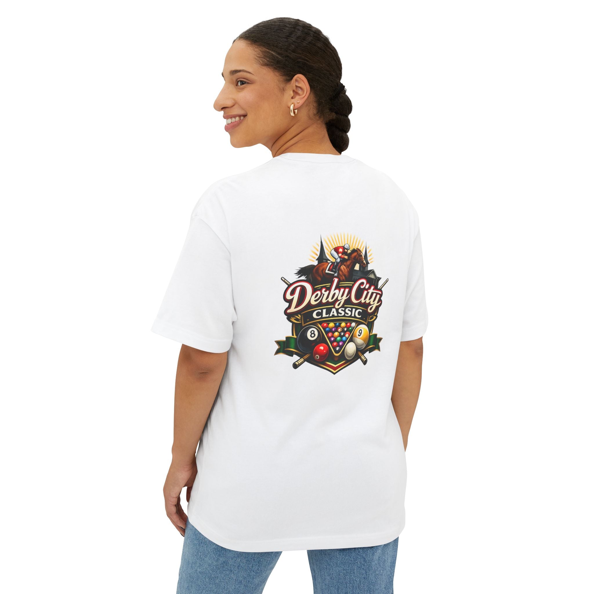 Pool Player Photo Tee | FENDLAY Back Graphic Tee