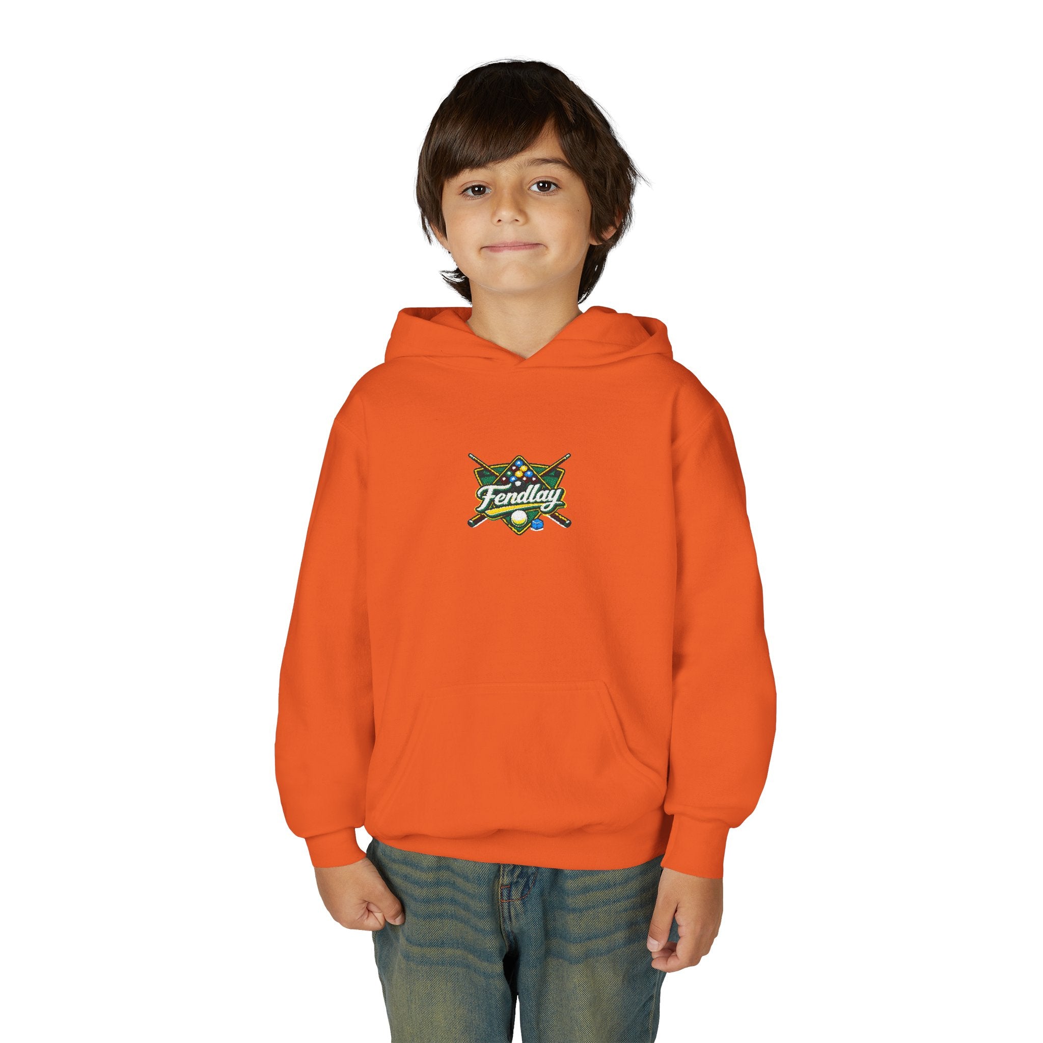 Fendlay Logo Youth Hoodie | Sports Team Emblem