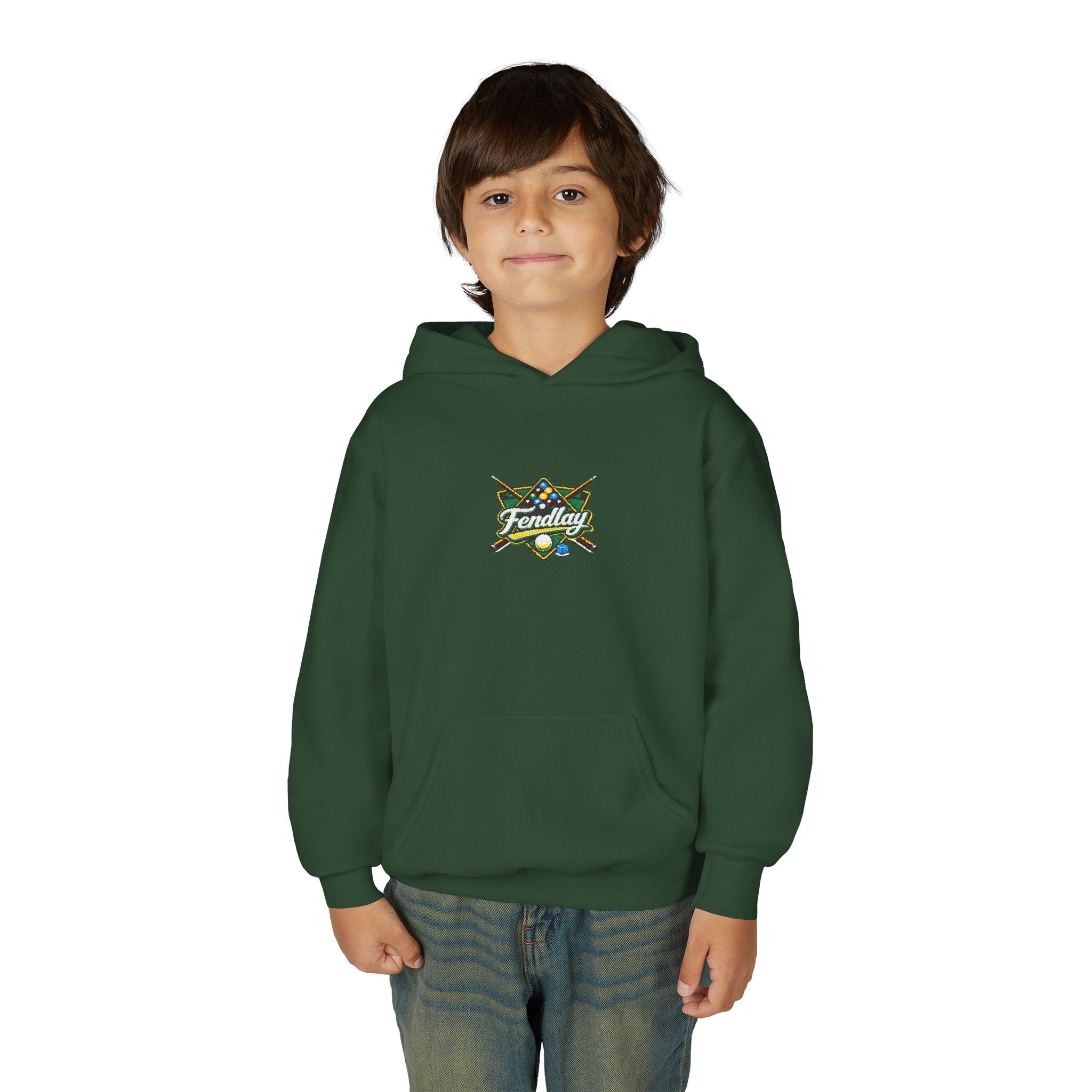 Fendlay Logo Youth Hoodie | Sports Team Emblem
