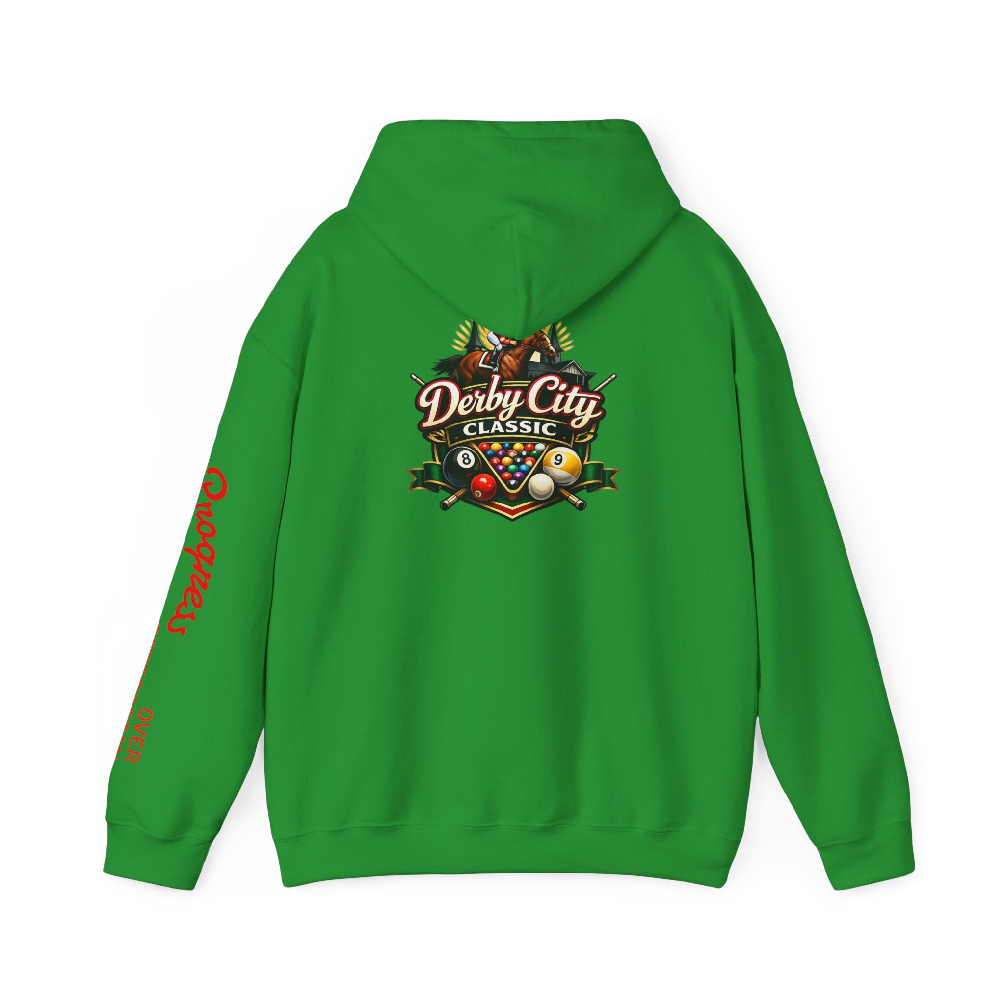 Fendlay Derby City Classic Custom Logo Pool Logo Hoodie | Pool Player Photo Embroidery