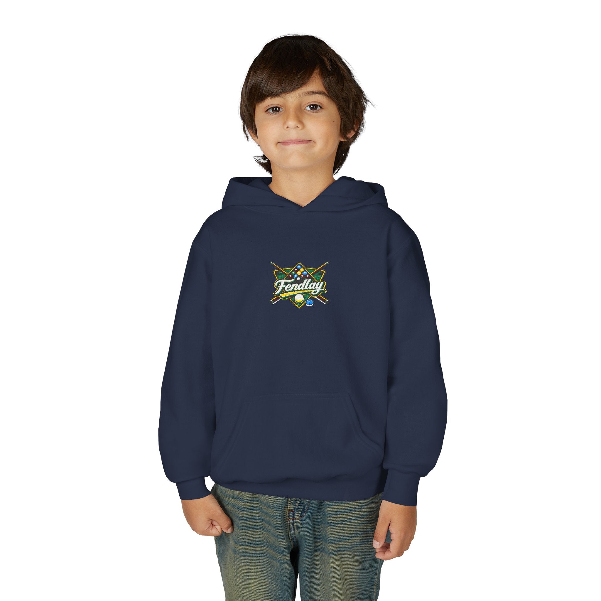 Fendlay Logo Youth Hoodie | Sports Team Emblem