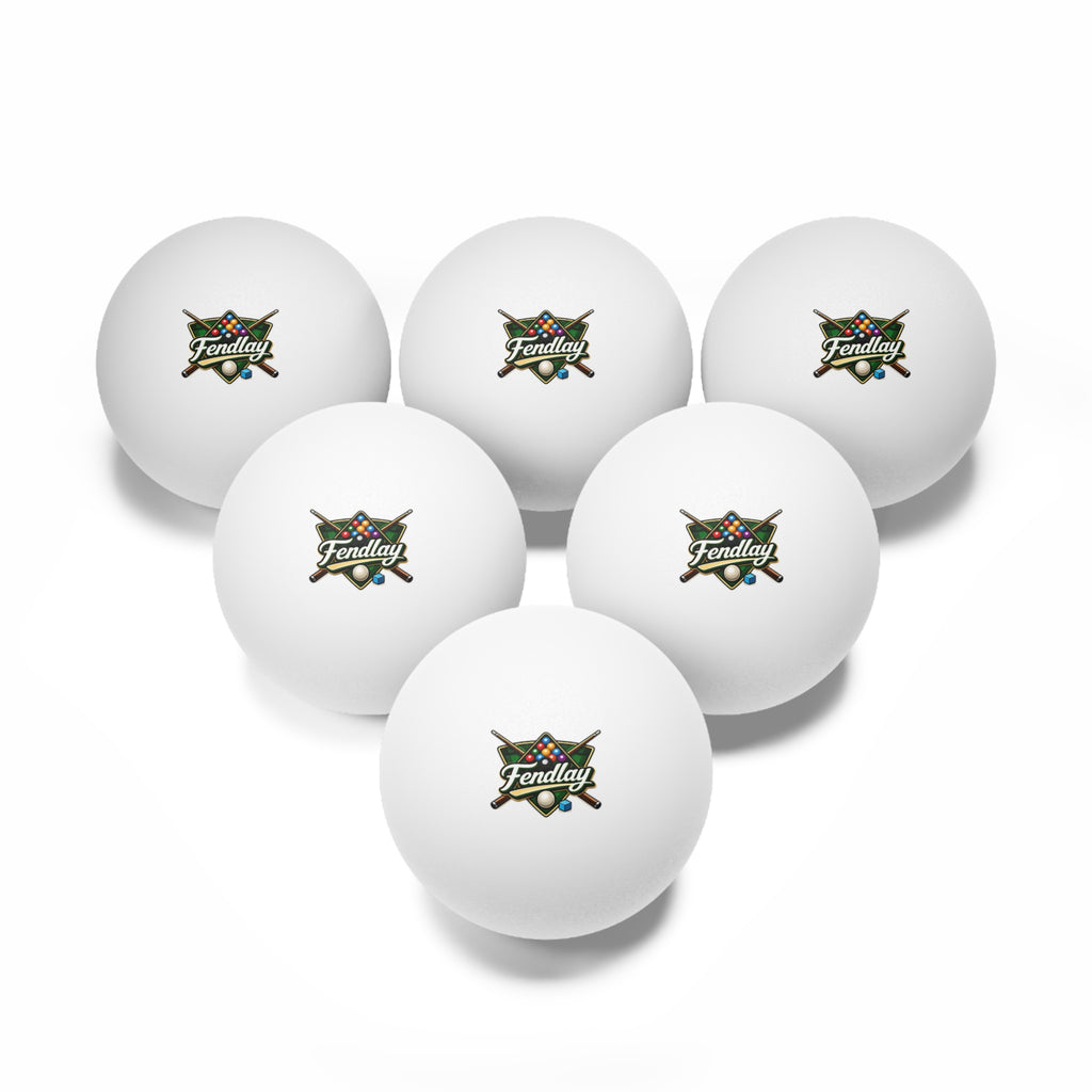 Fendlay Billiards Logo Ping Pong Balls