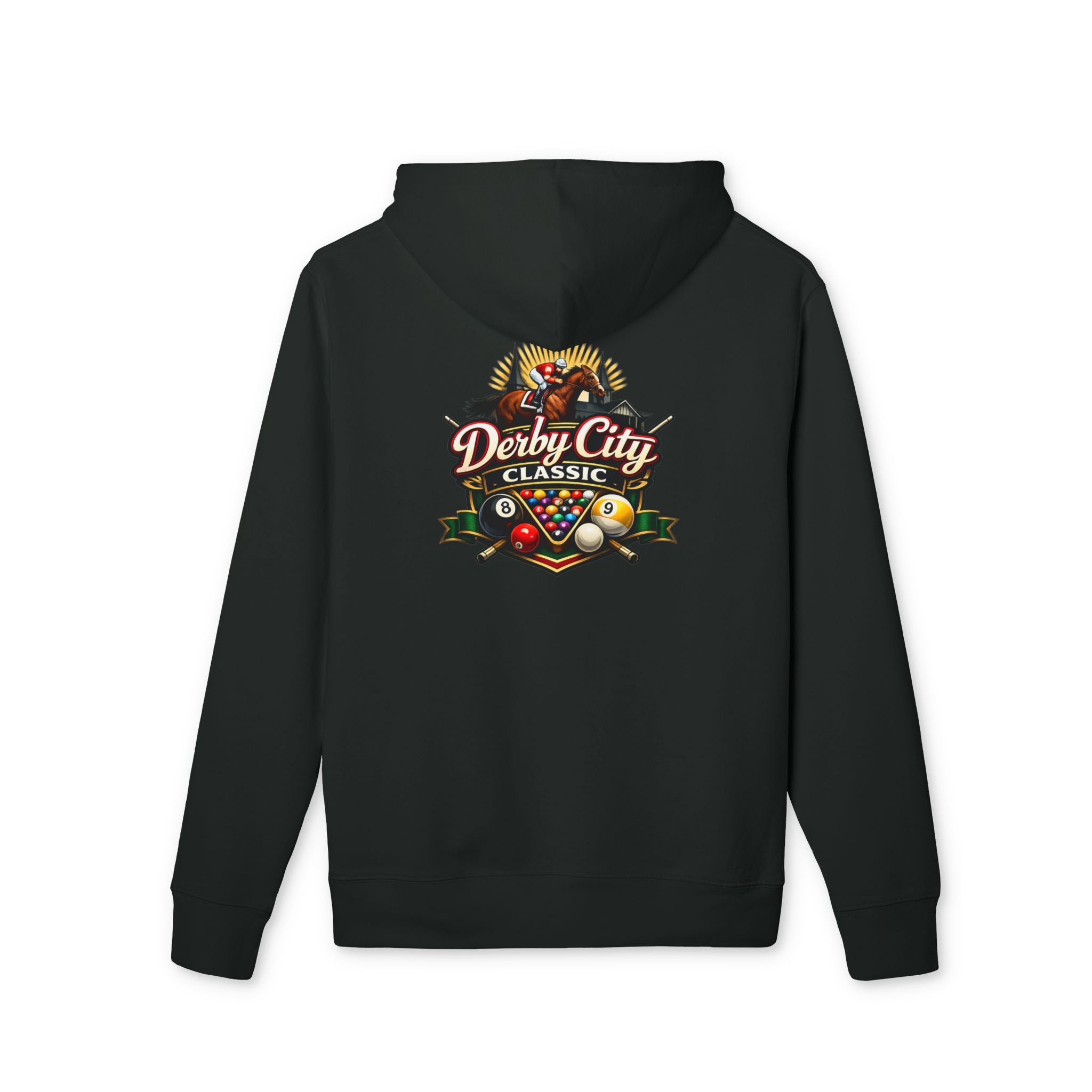 Derby City Classic Hoodie — Retro Logo Pullover for Basketball Fans