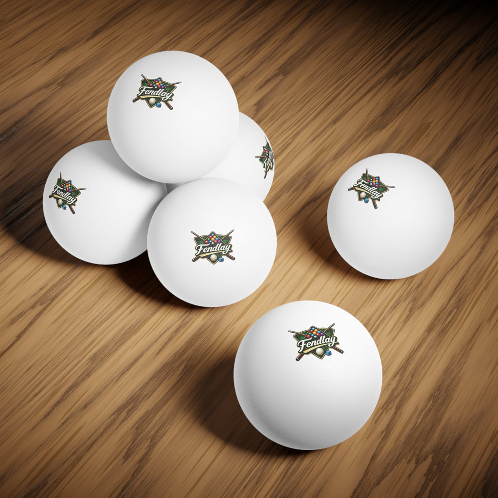 Fendlay Billiards Logo Ping Pong Balls