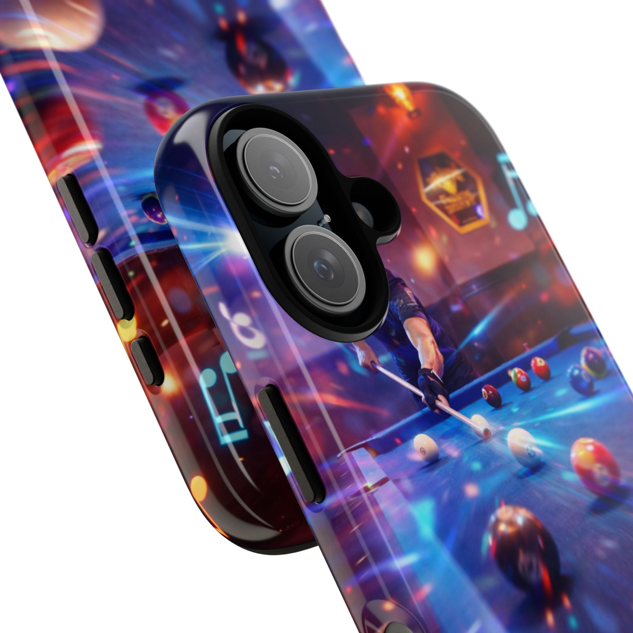 Custom Pool Billiards Phone Case | Cue Ball Arcade Design
