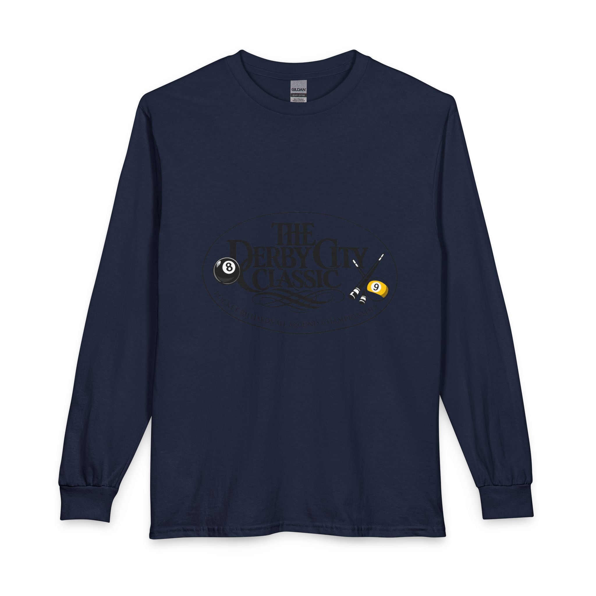 Derby City Classic logo Long Sleeve Shirt | Bowling 8-Ball Cue Tournament