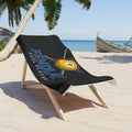 9 Ball Pool Player Beach Towel | Billiards Cue Logo