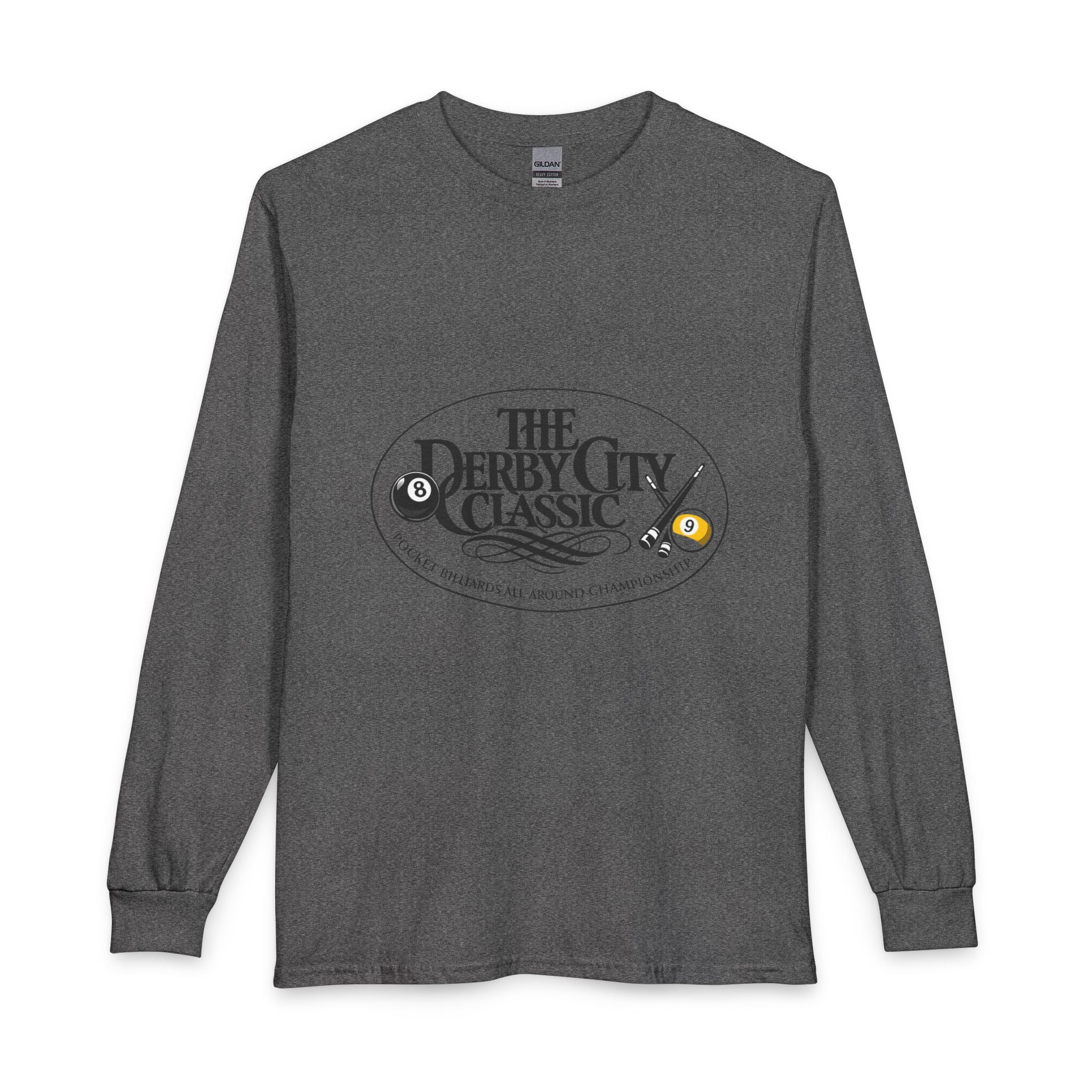Derby City Classic logo Long Sleeve Shirt | Bowling 8-Ball Cue Tournament