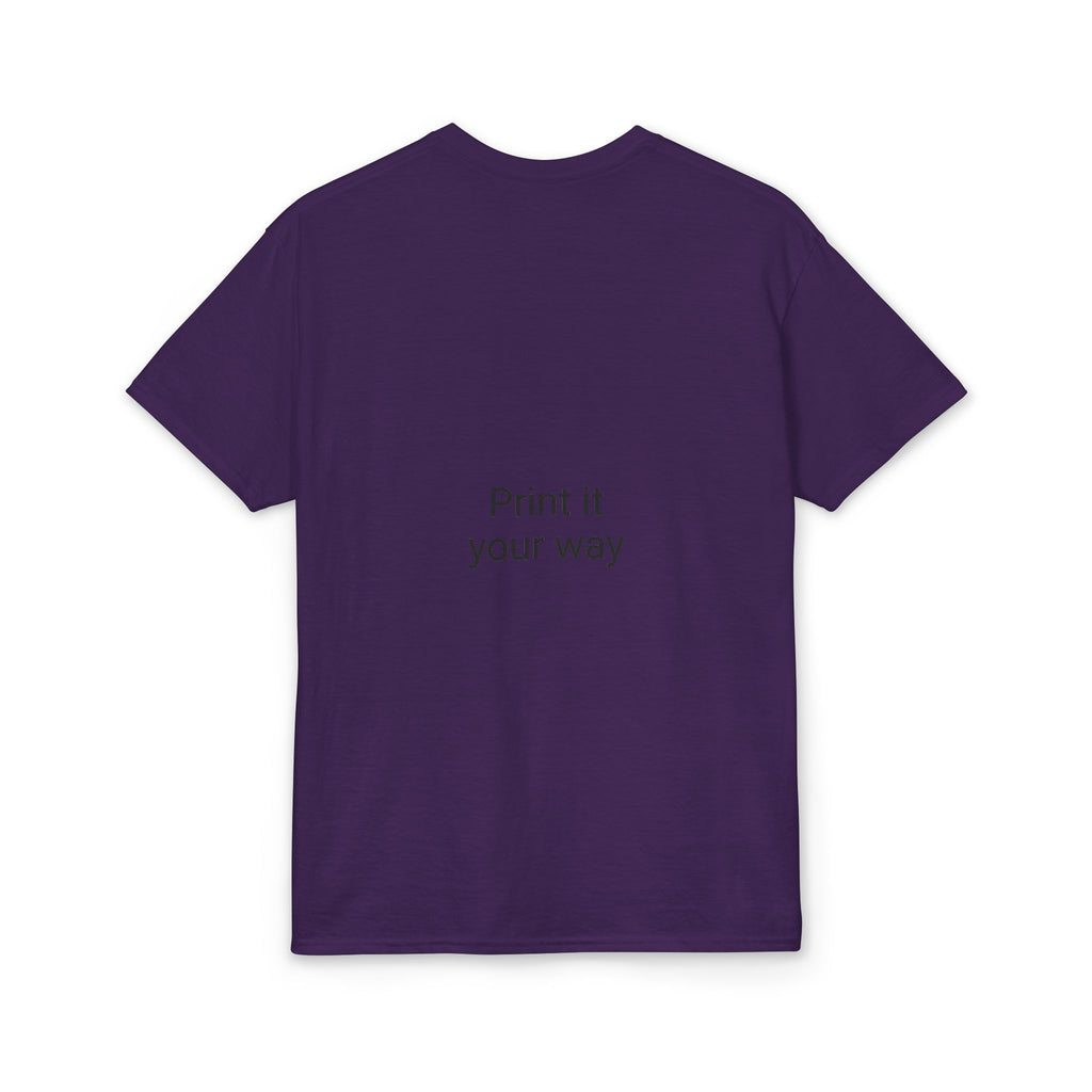 American Flag 'T' Freedom T-Shirt | Bed Wine & Blue Back Design