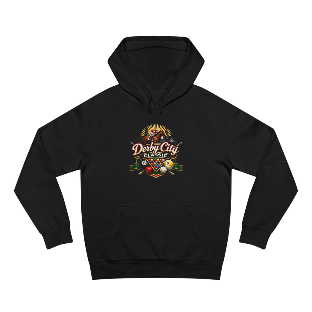 Derby City Classic Hoodie — Retro Horseshoe Horse Racing Logo