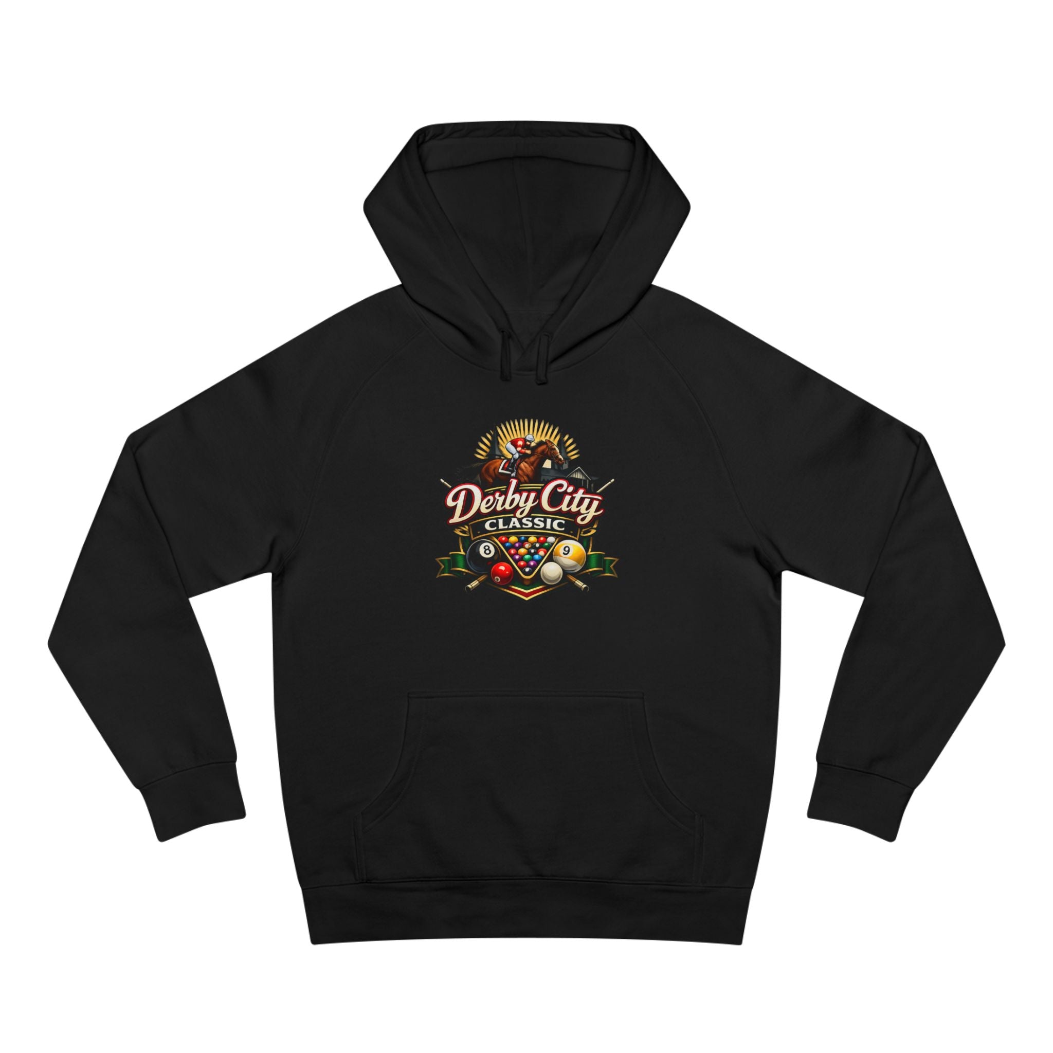 Derby City Classic Hoodie — Retro Horseshoe Horse Racing Logo